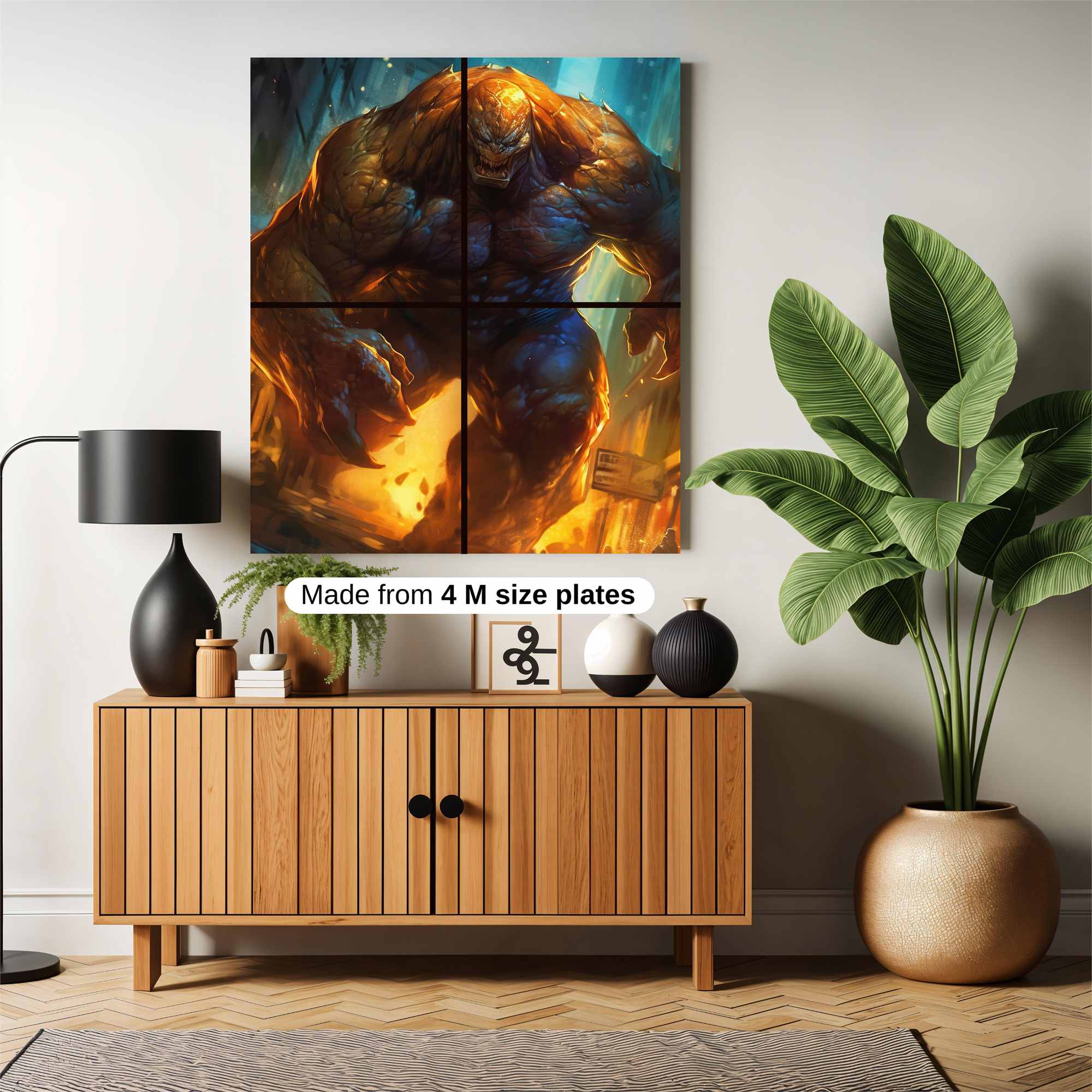 Monster Frenzy Safe Wall Magnetic / M