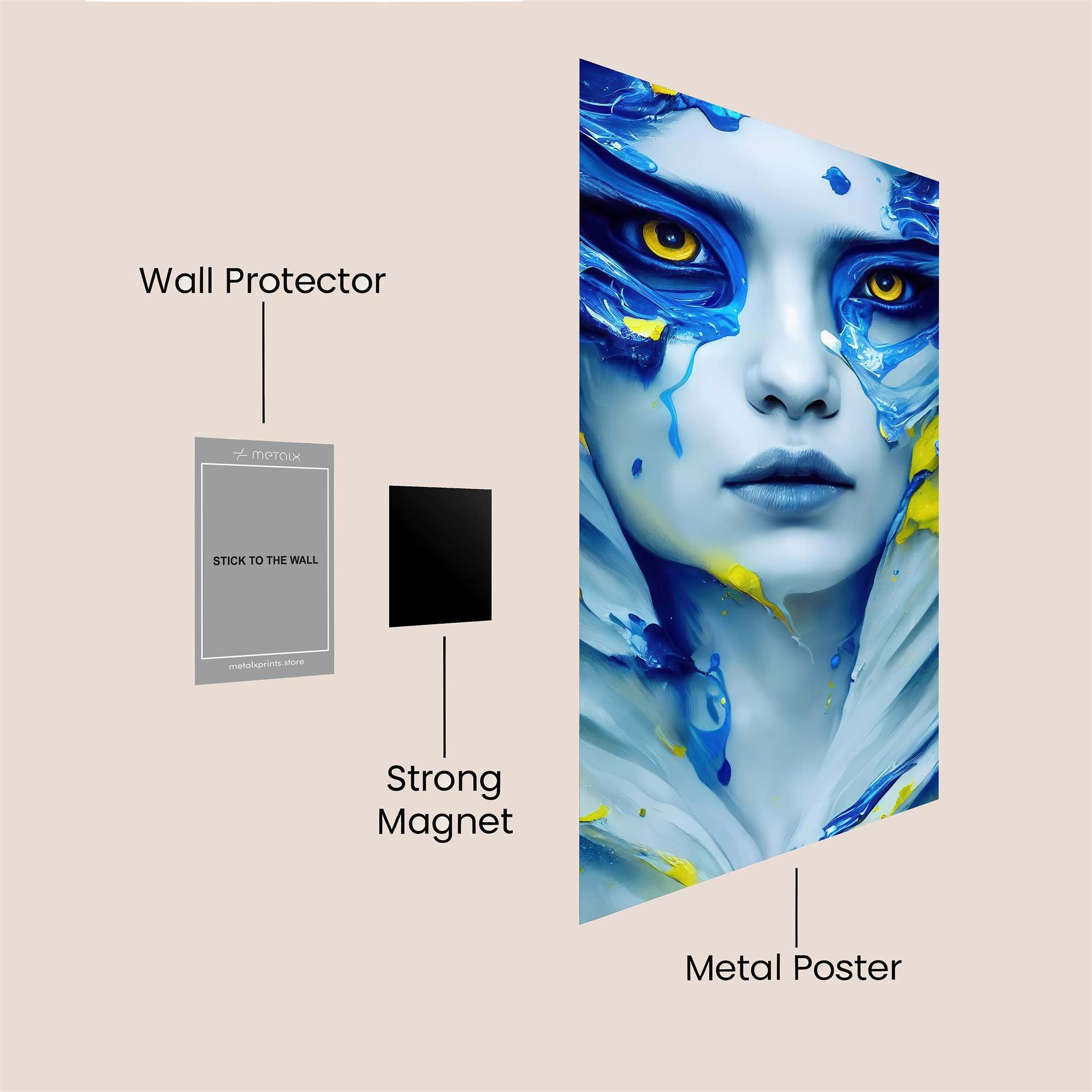 Azure Reverie Safe Wall Magnetic / M