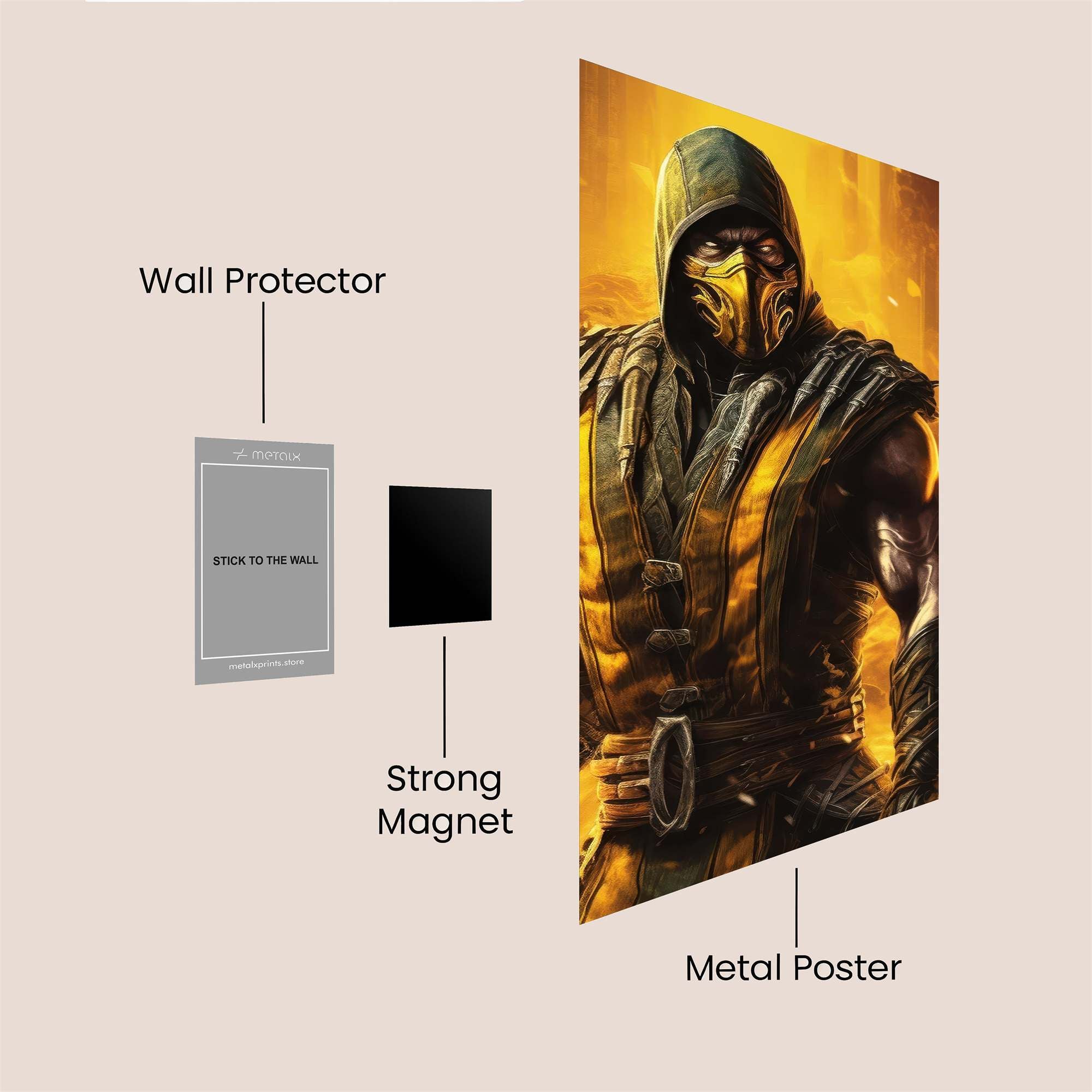 Scorpion Fury Safe Wall Magnetic / M