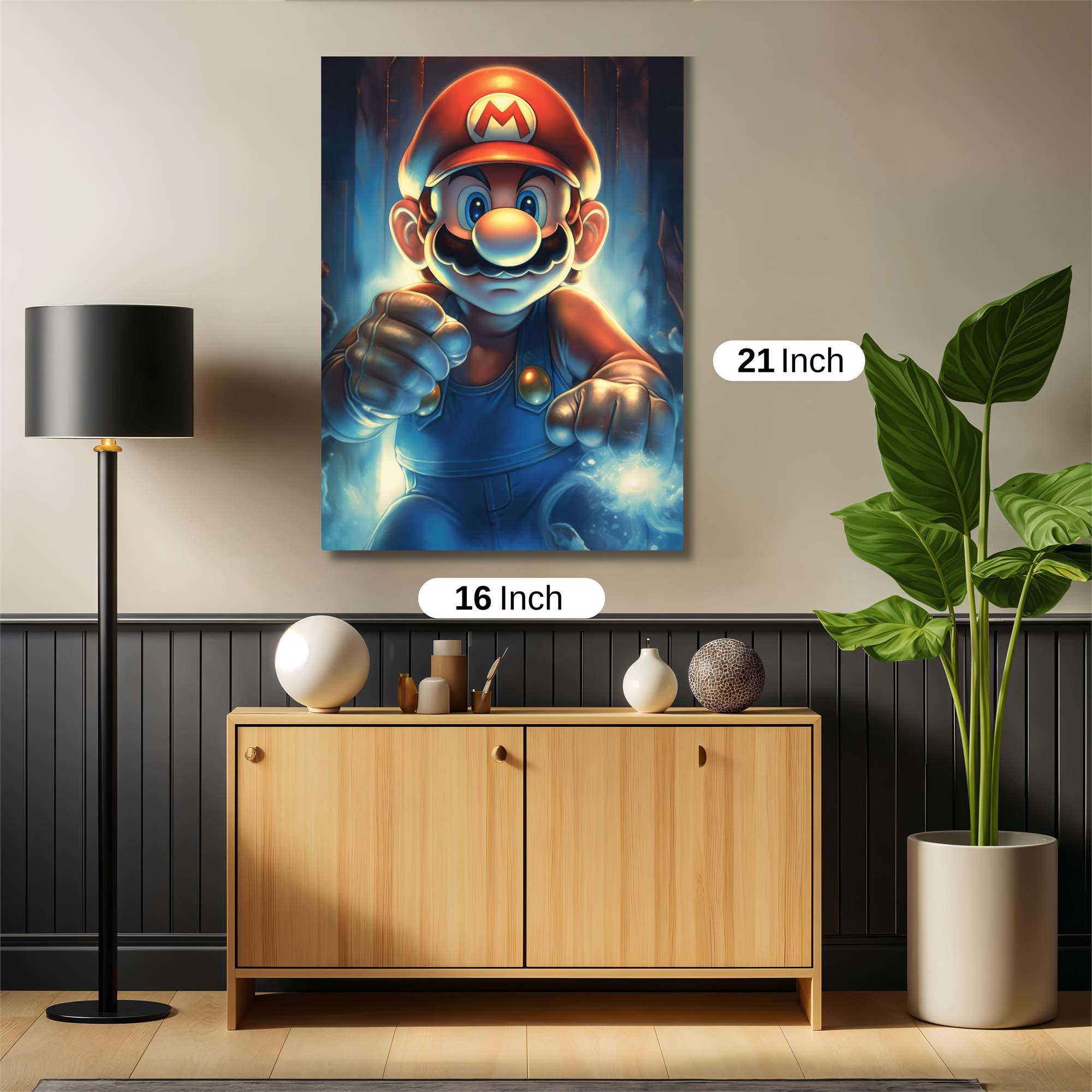 Mario Blaze Safe Wall Magnetic / M