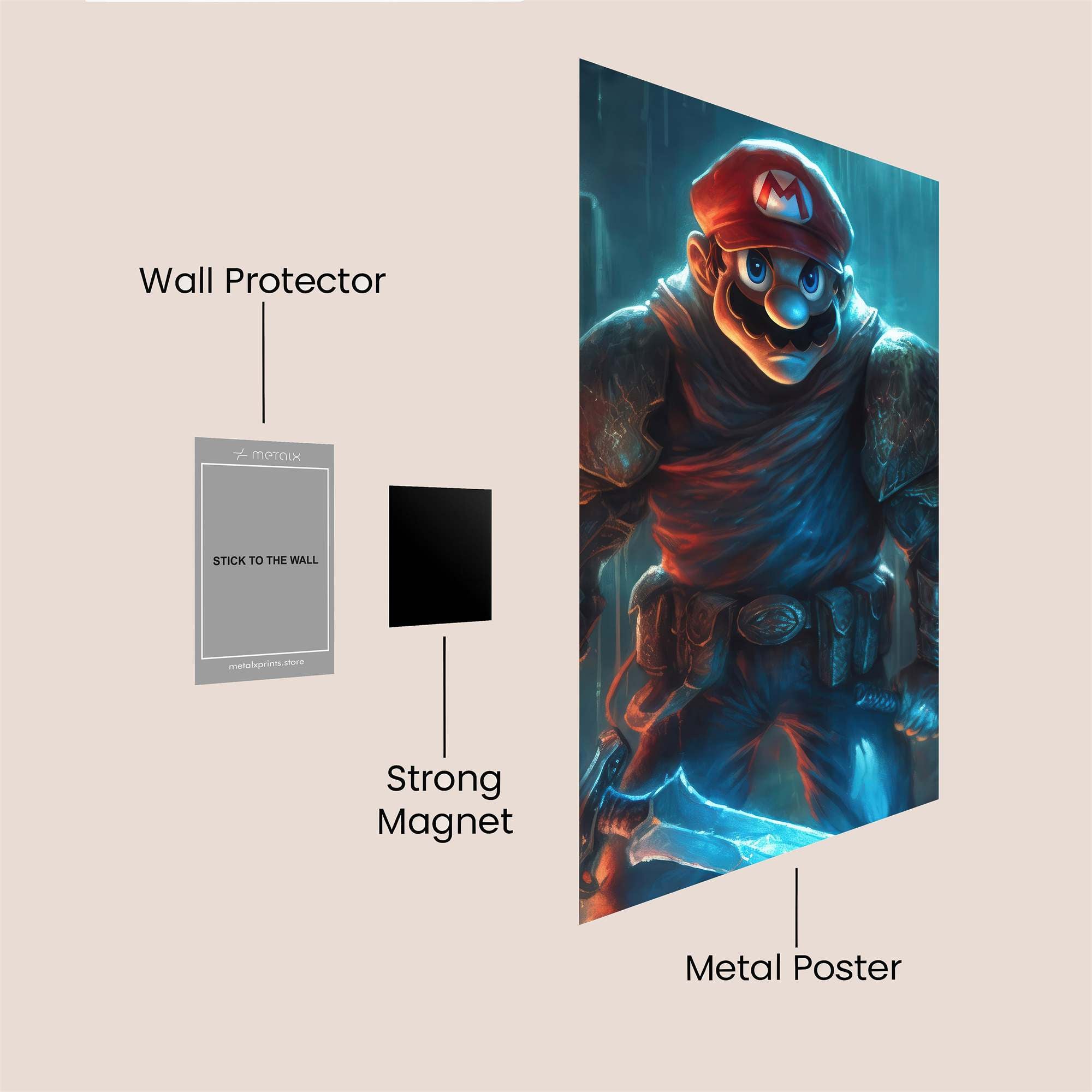 Mario Valor Safe Wall Magnetic / M