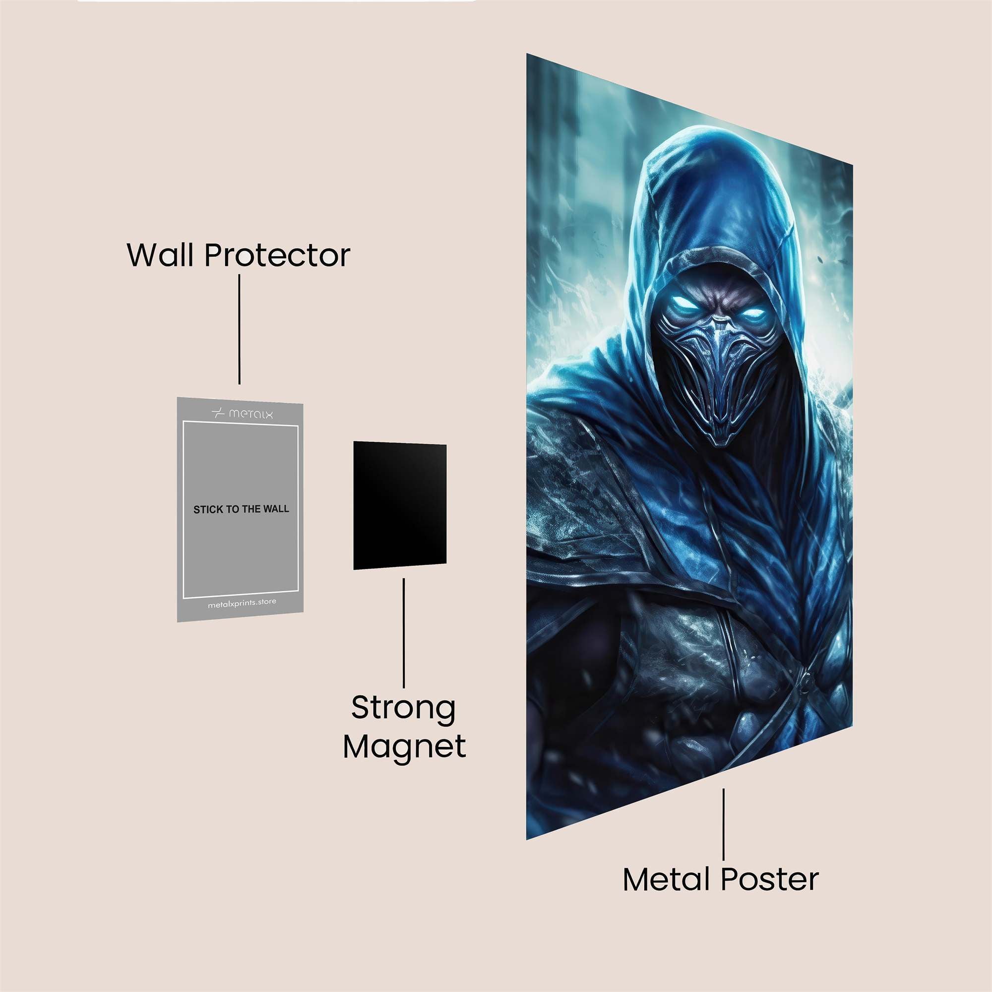 Sub-Zero Chillscape Safe Wall Magnetic / M