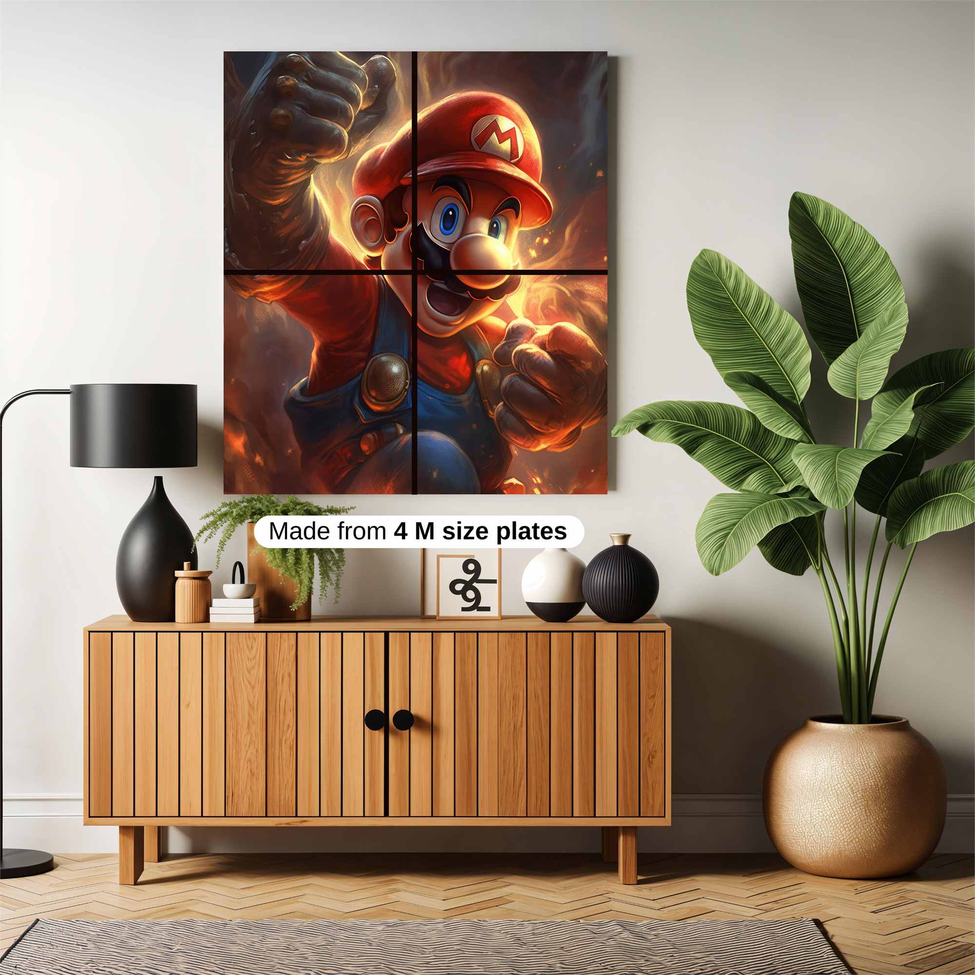 Mario Blaze Safe Wall Magnetic / M