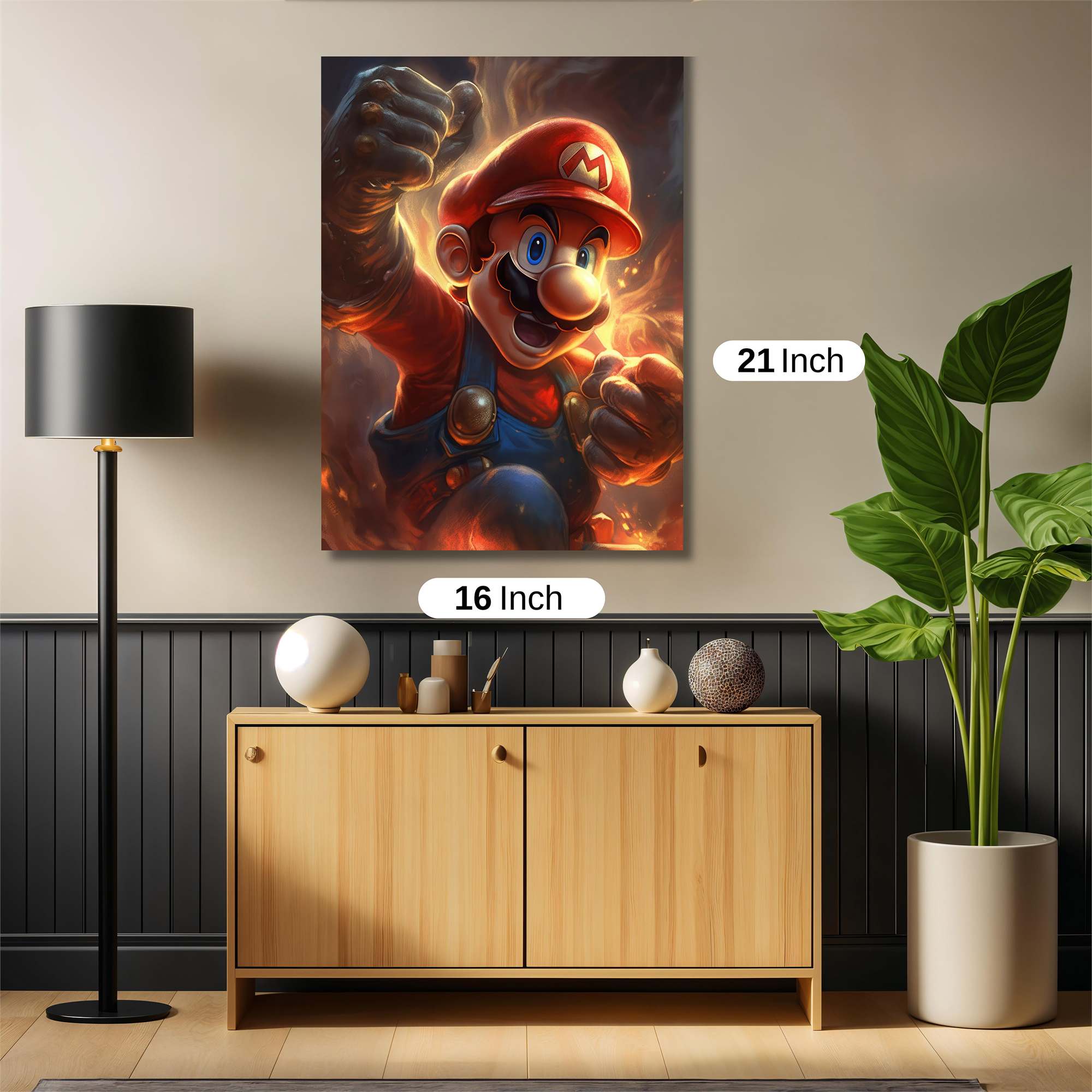 Mario Blaze Safe Wall Magnetic / M