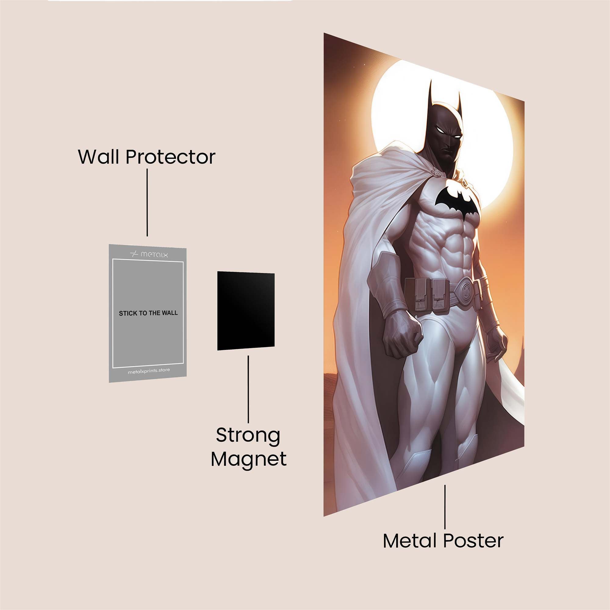 Batman Radiance Safe Wall Magnetic / M