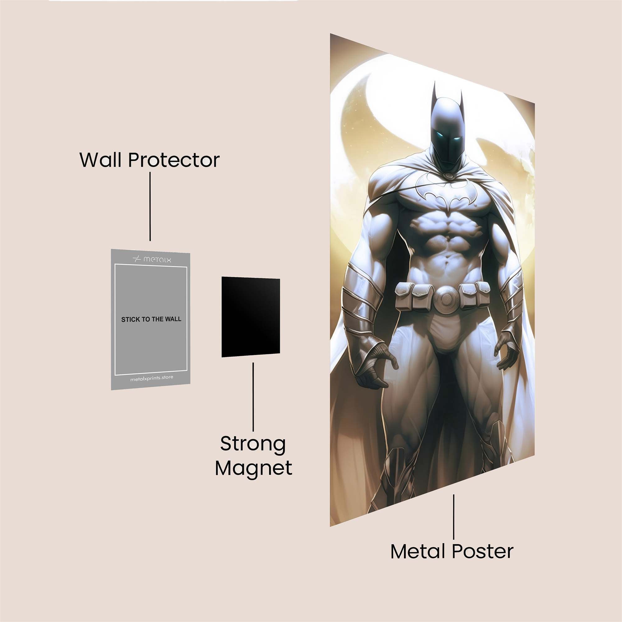 Batman Luminous Safe Wall Magnetic / M