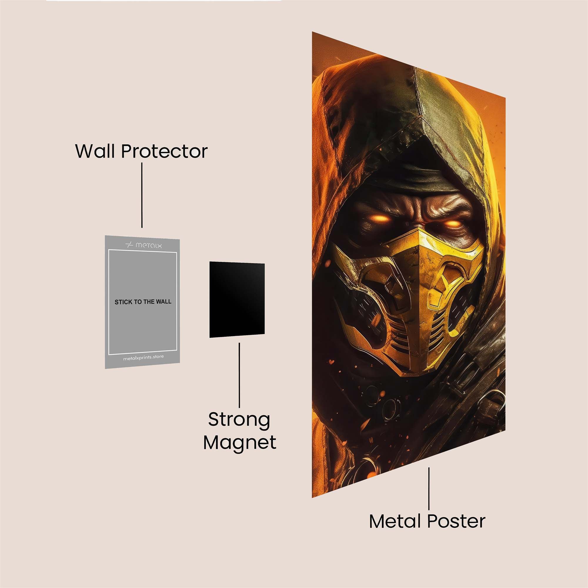 Scorpion Inferno Safe Wall Magnetic / M