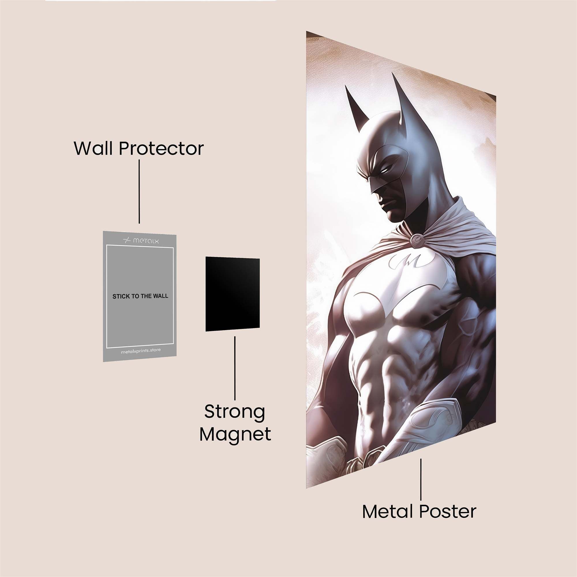 Batman Eclipse Safe Wall Magnetic / M