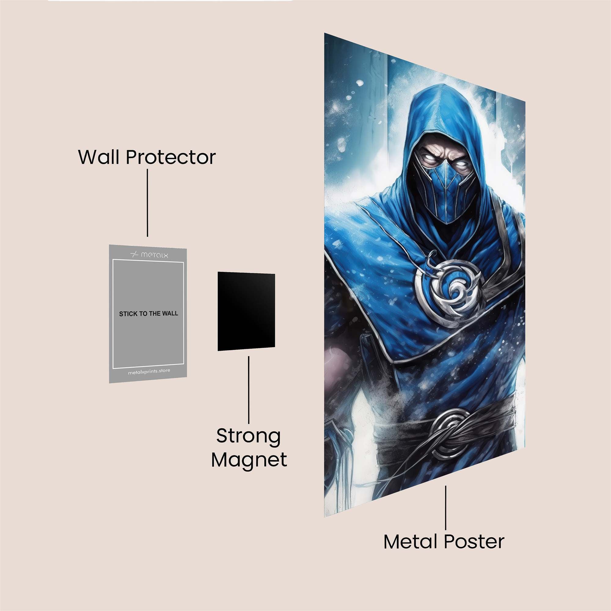 Sub-Zero Chillstorm Safe Wall Magnetic / M