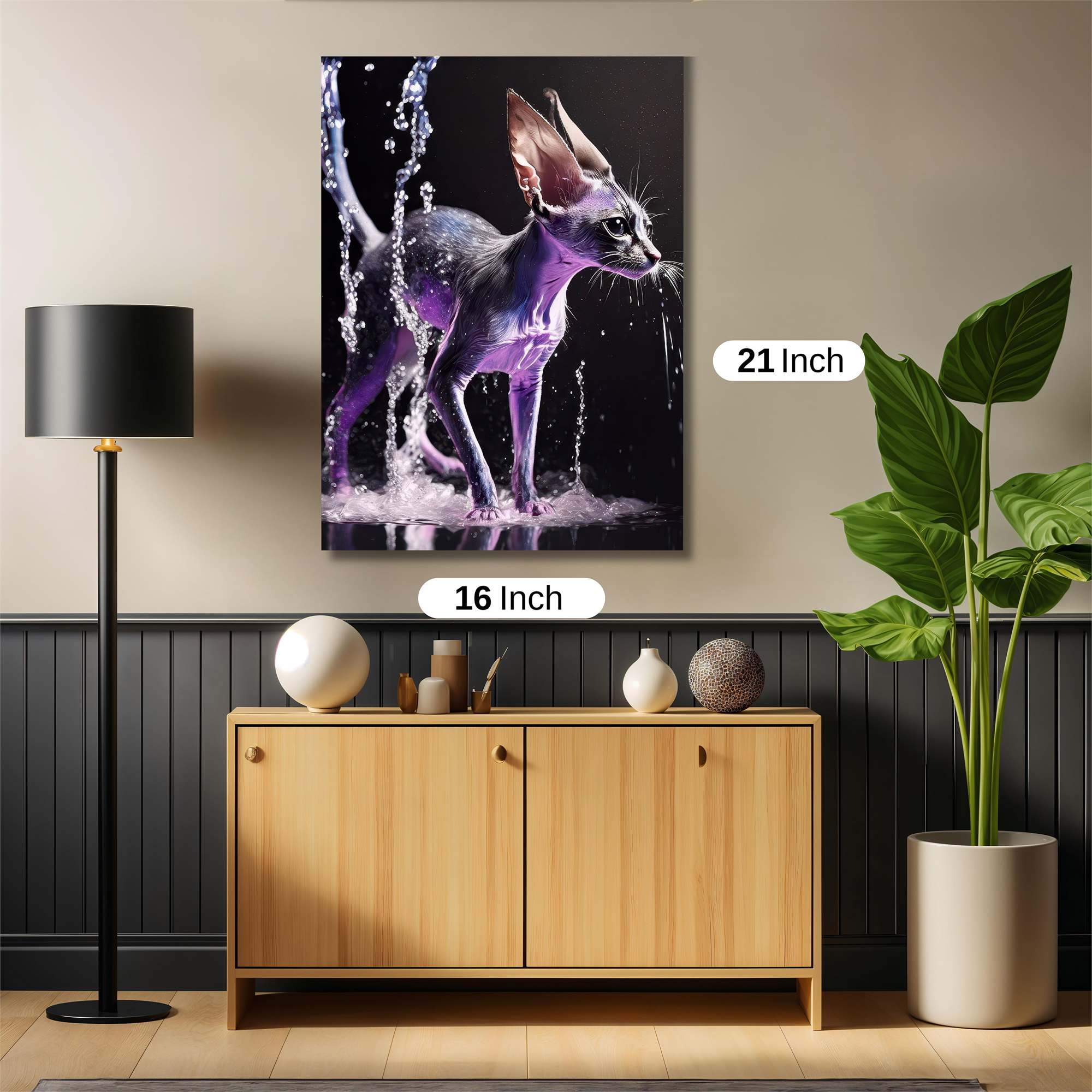 Feline Splendor Safe Wall Magnetic / M