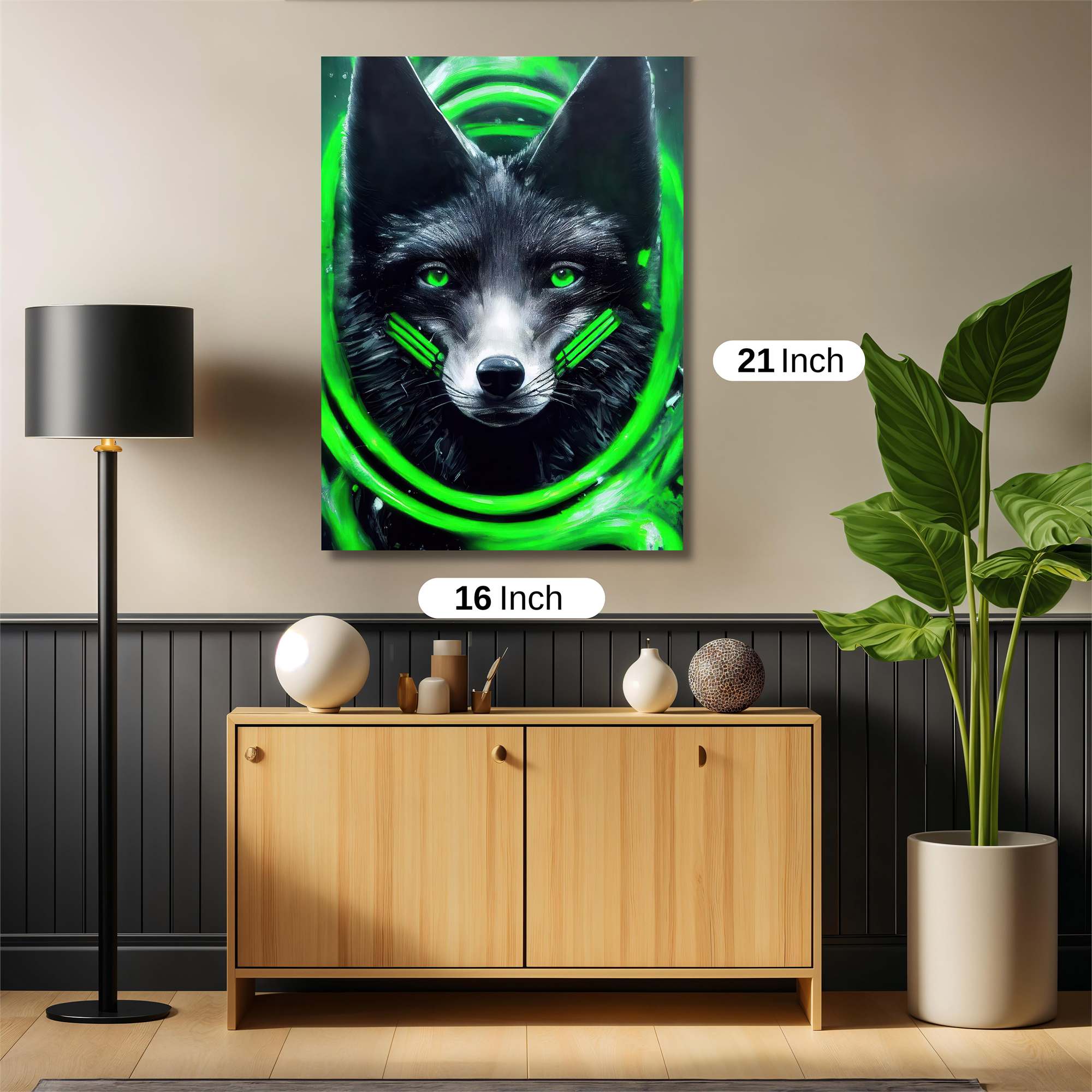 Vivid Vulpine Safe Wall Magnetic / M