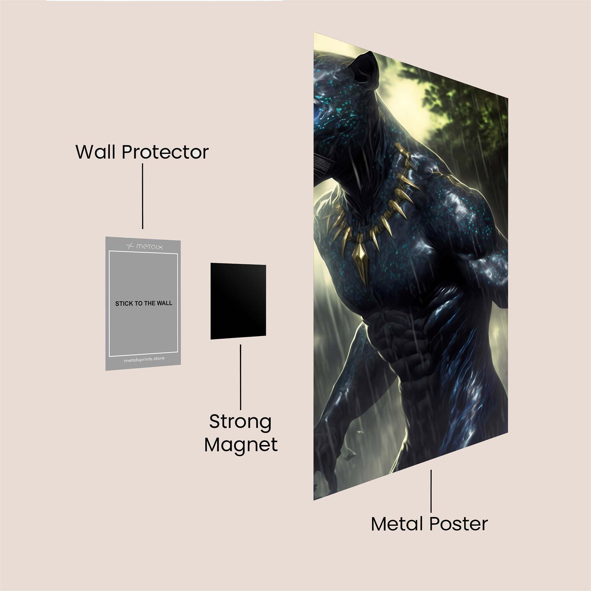 Panther Vigilance Safe Wall Magnetic / M