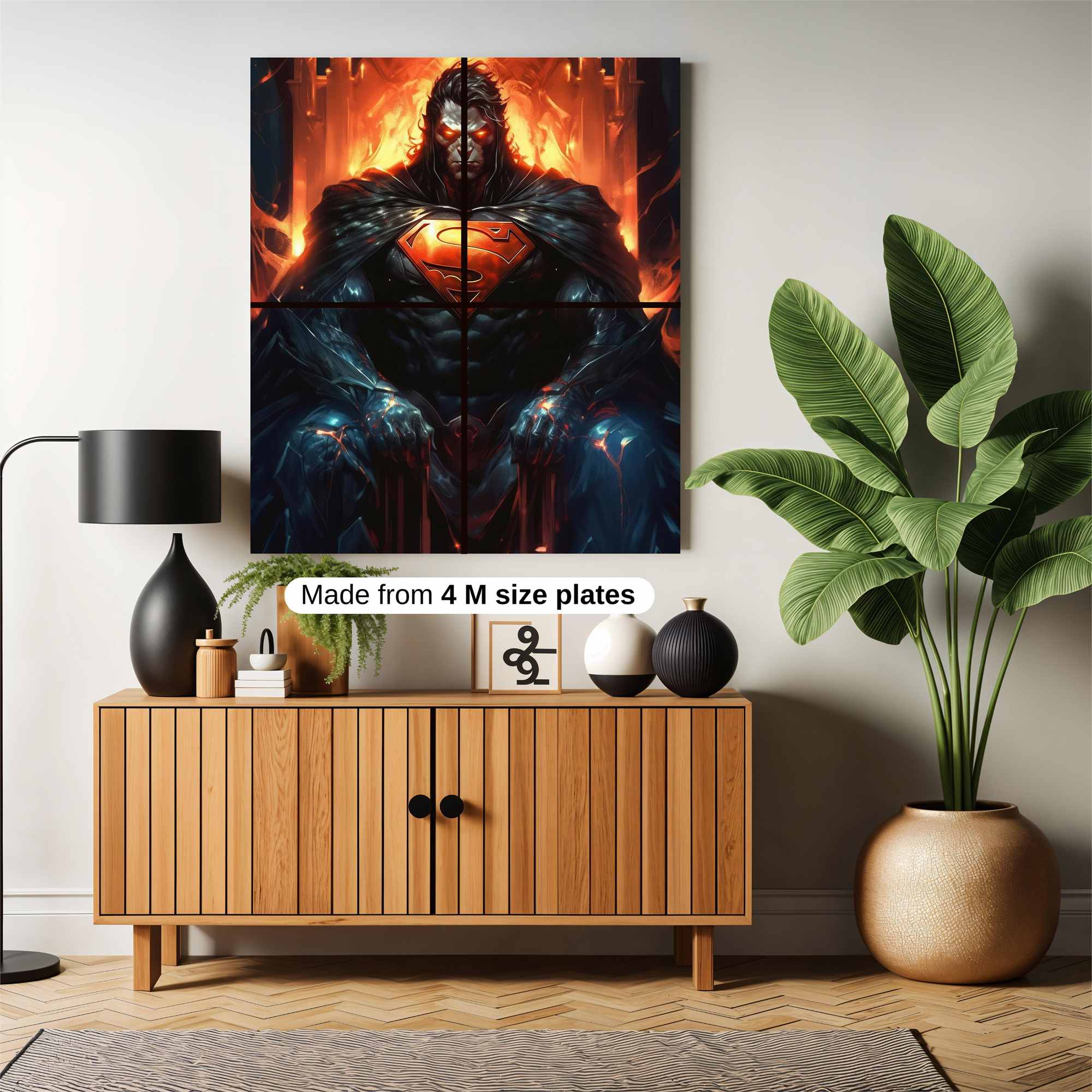 Superman Inferno Safe Wall Magnetic / M