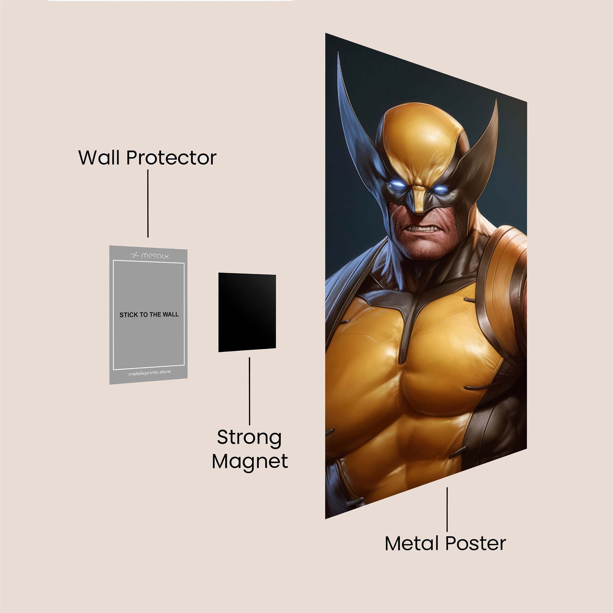 Wolverine Resolve Safe Wall Magnetic / M