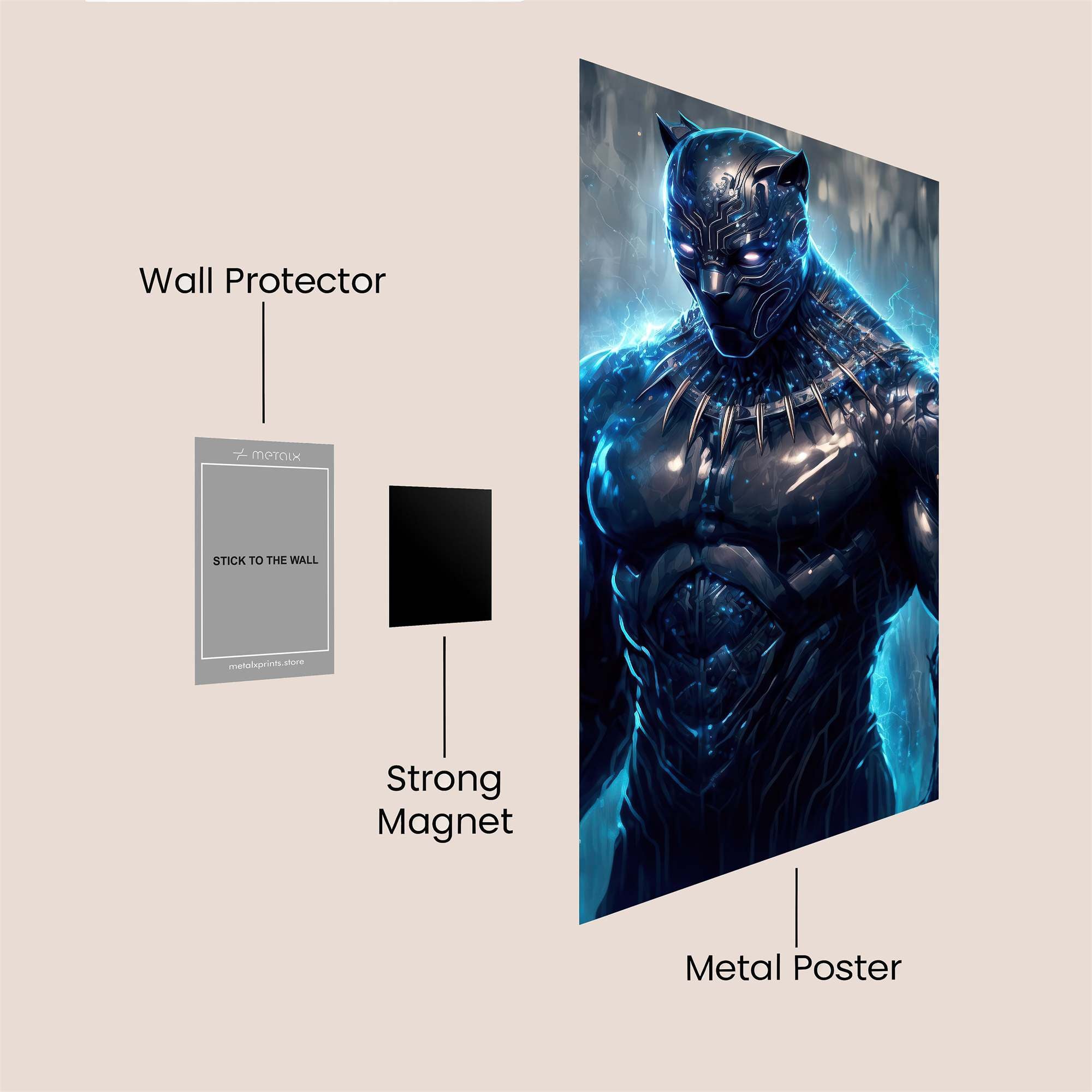 Panther Majesty Safe Wall Magnetic / M