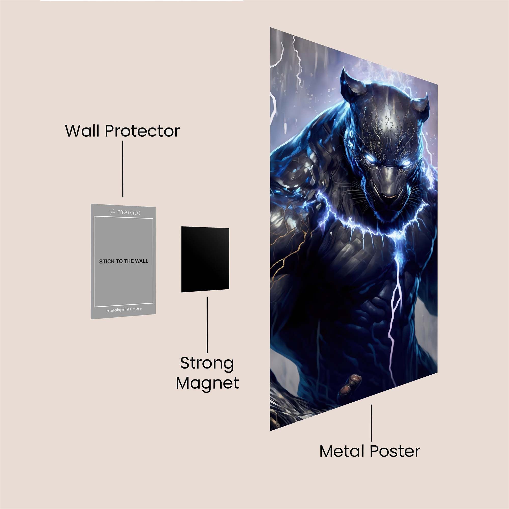 Panther Tempest Safe Wall Magnetic / M