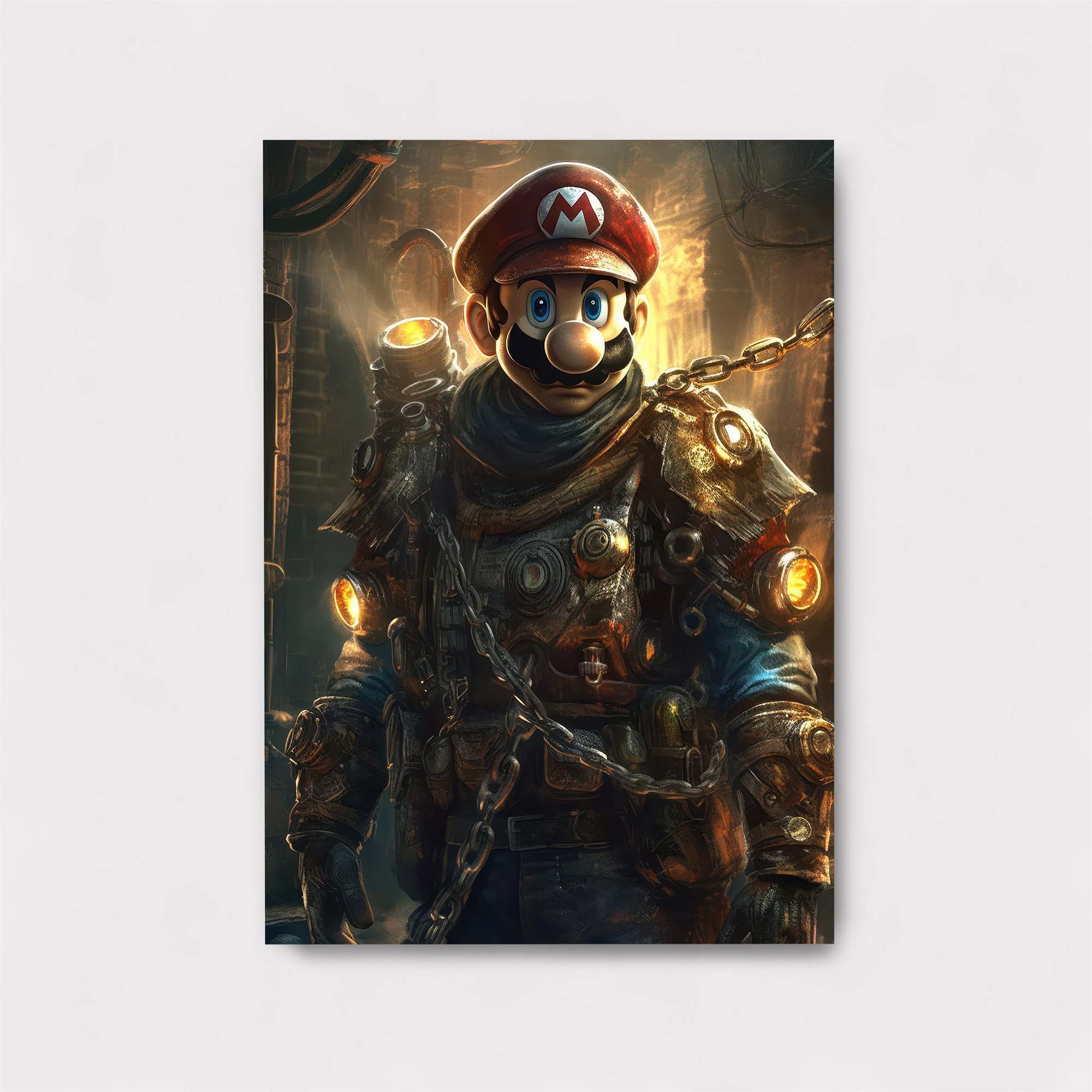 Mario Steampunk Safe Wall Magnetic / M
