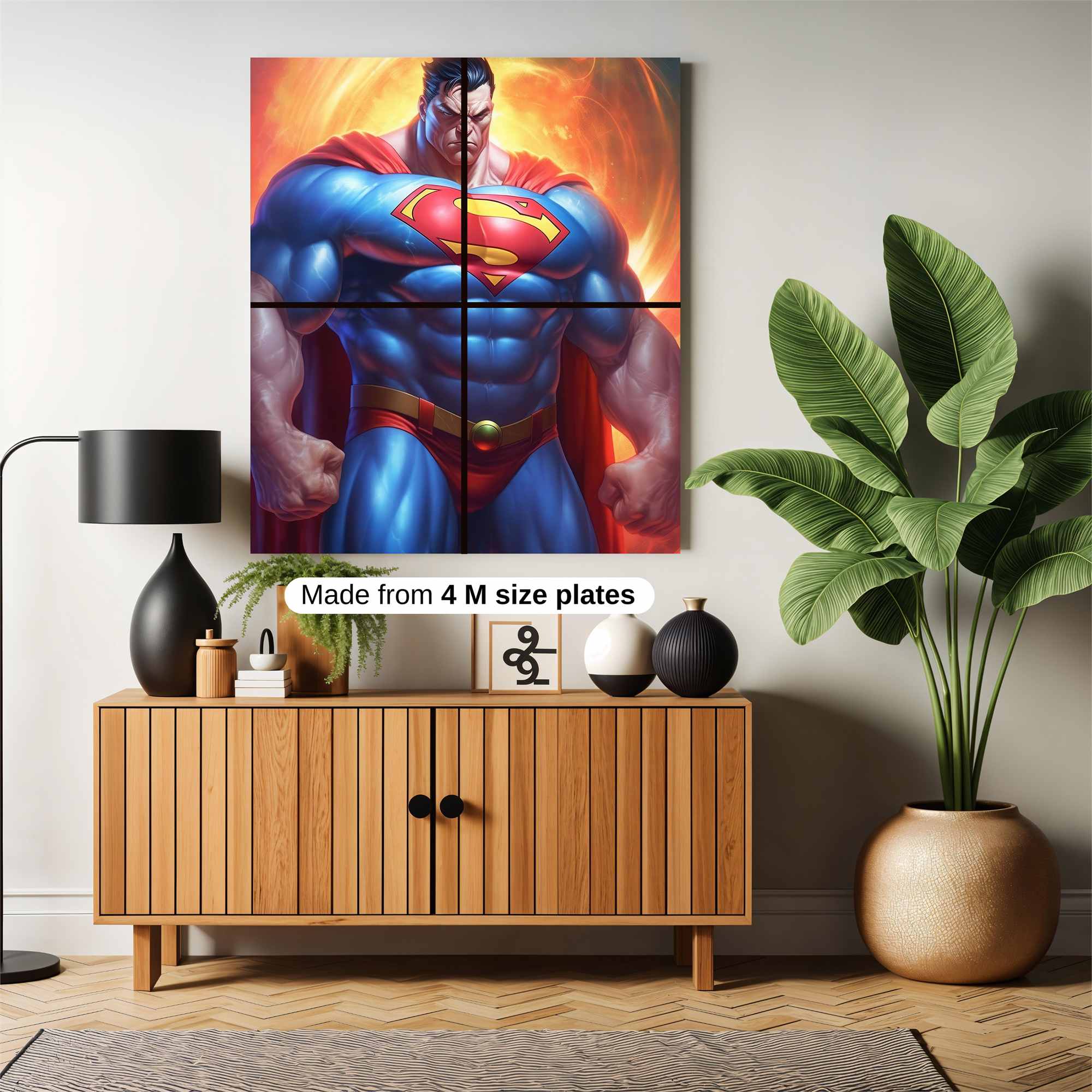 Superman Fury Safe Wall Magnetic / M