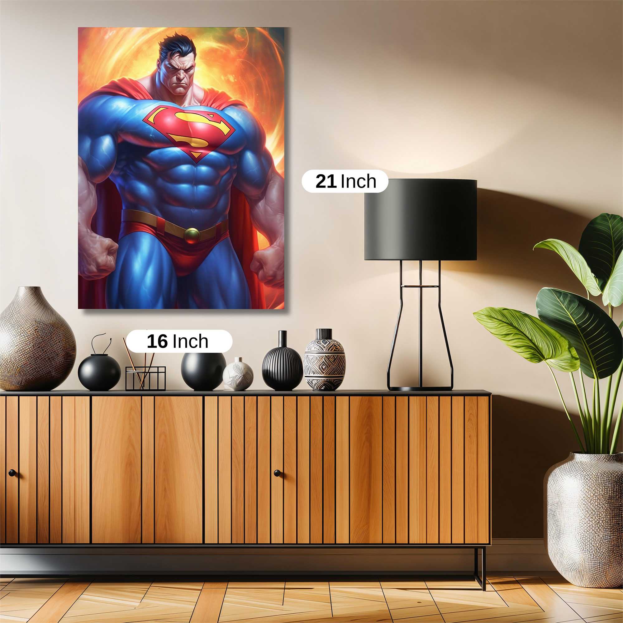 Superman Fury Safe Wall Magnetic / M