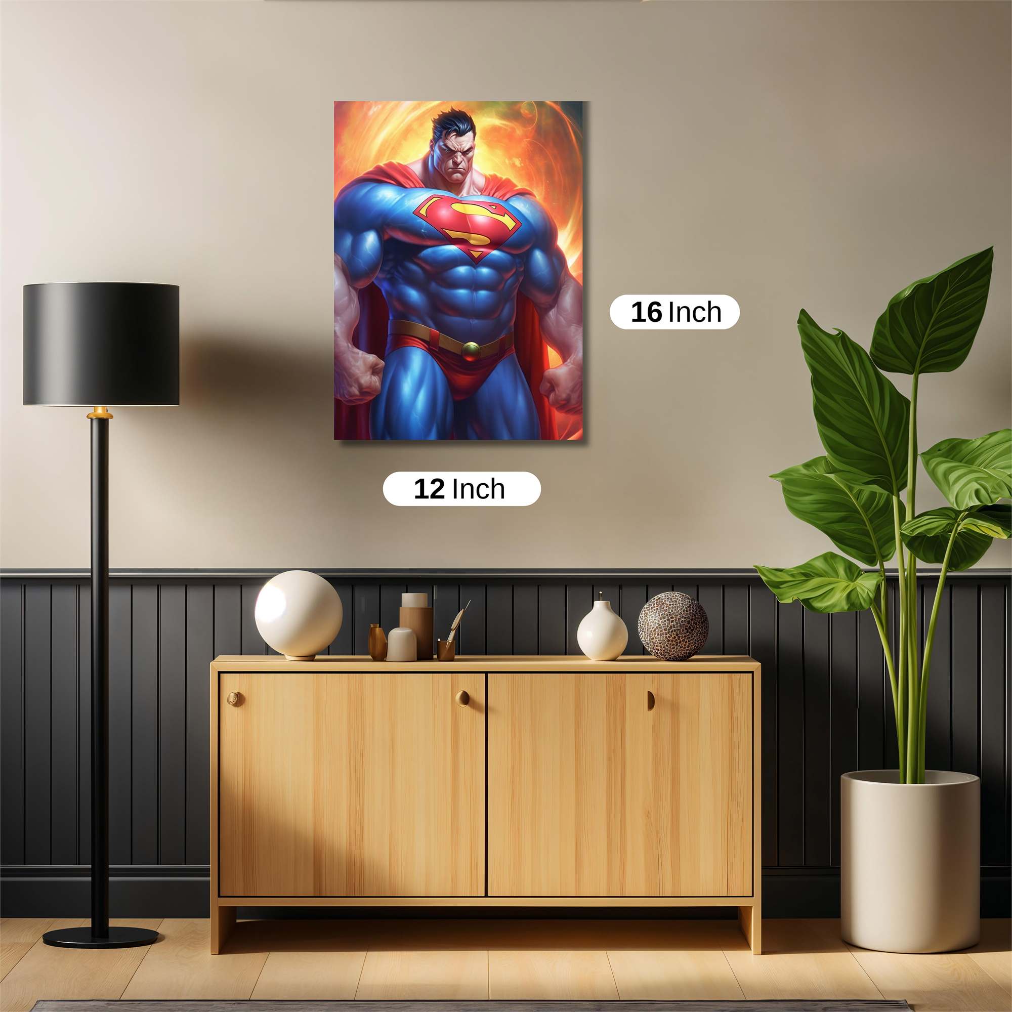 Superman Fury Safe Wall Magnetic / M