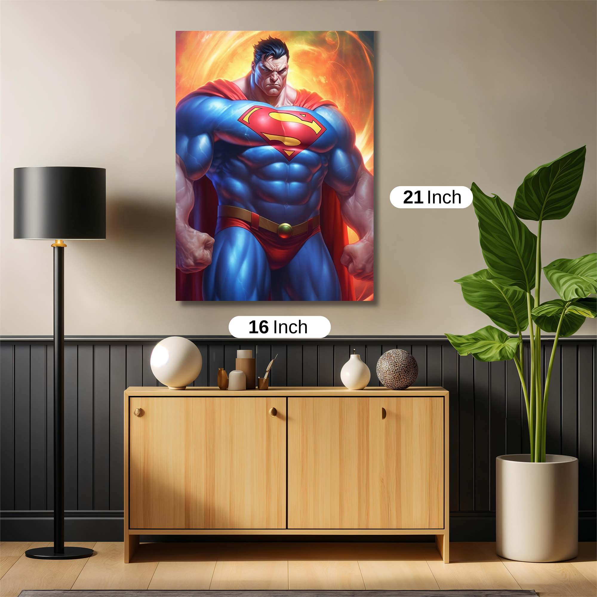 Superman Fury Safe Wall Magnetic / M
