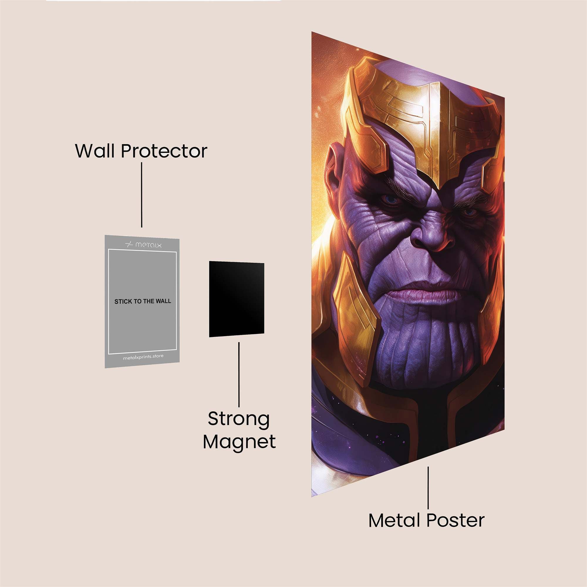 Thanos Majestic Safe Wall Magnetic / M
