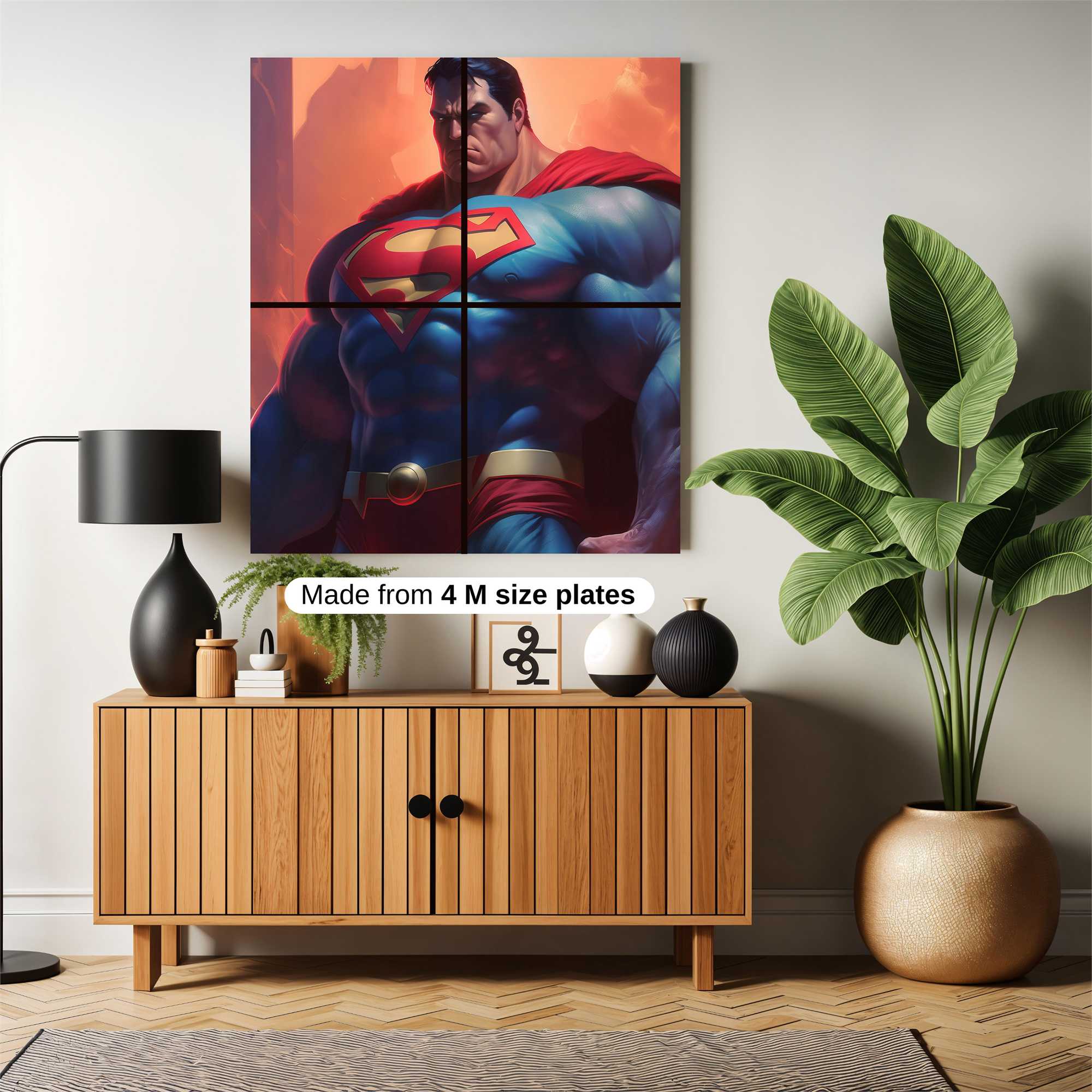 Superman Resolute Safe Wall Magnetic / M