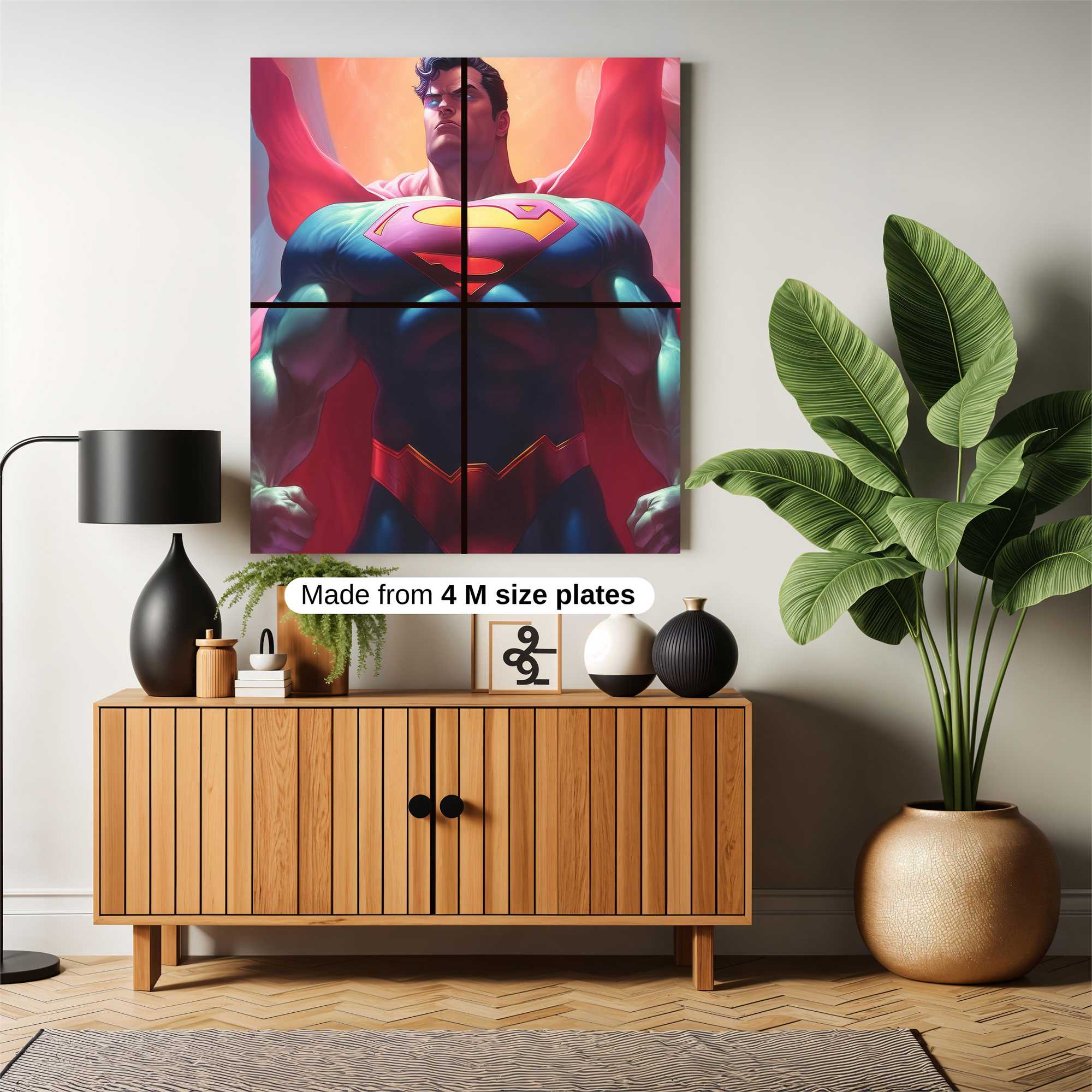 Superman Radiance Safe Wall Magnetic / M
