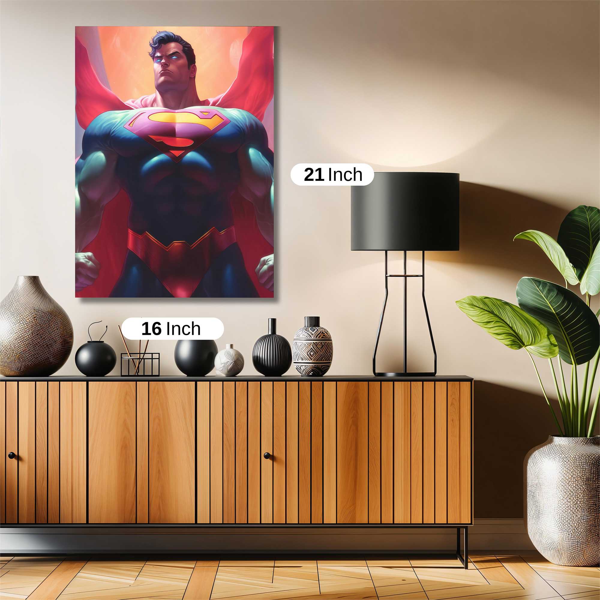 Superman Radiance Safe Wall Magnetic / M
