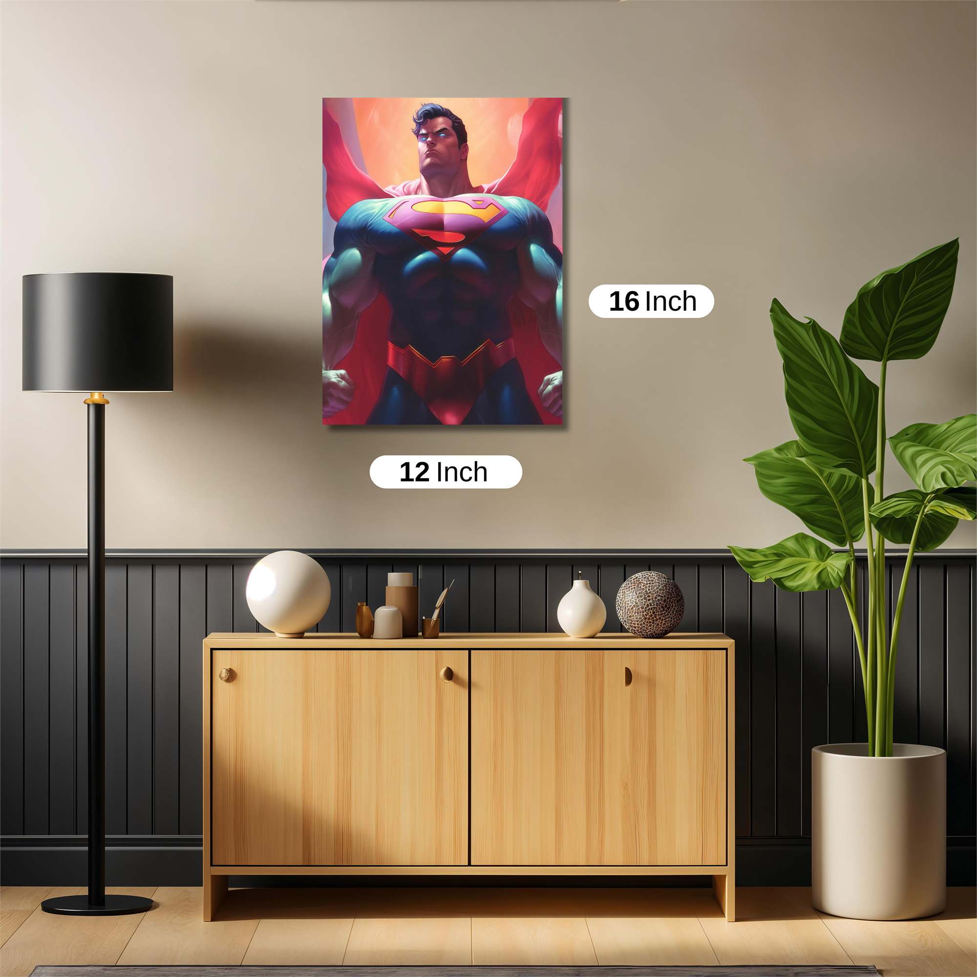 Superman Radiance Safe Wall Magnetic / M