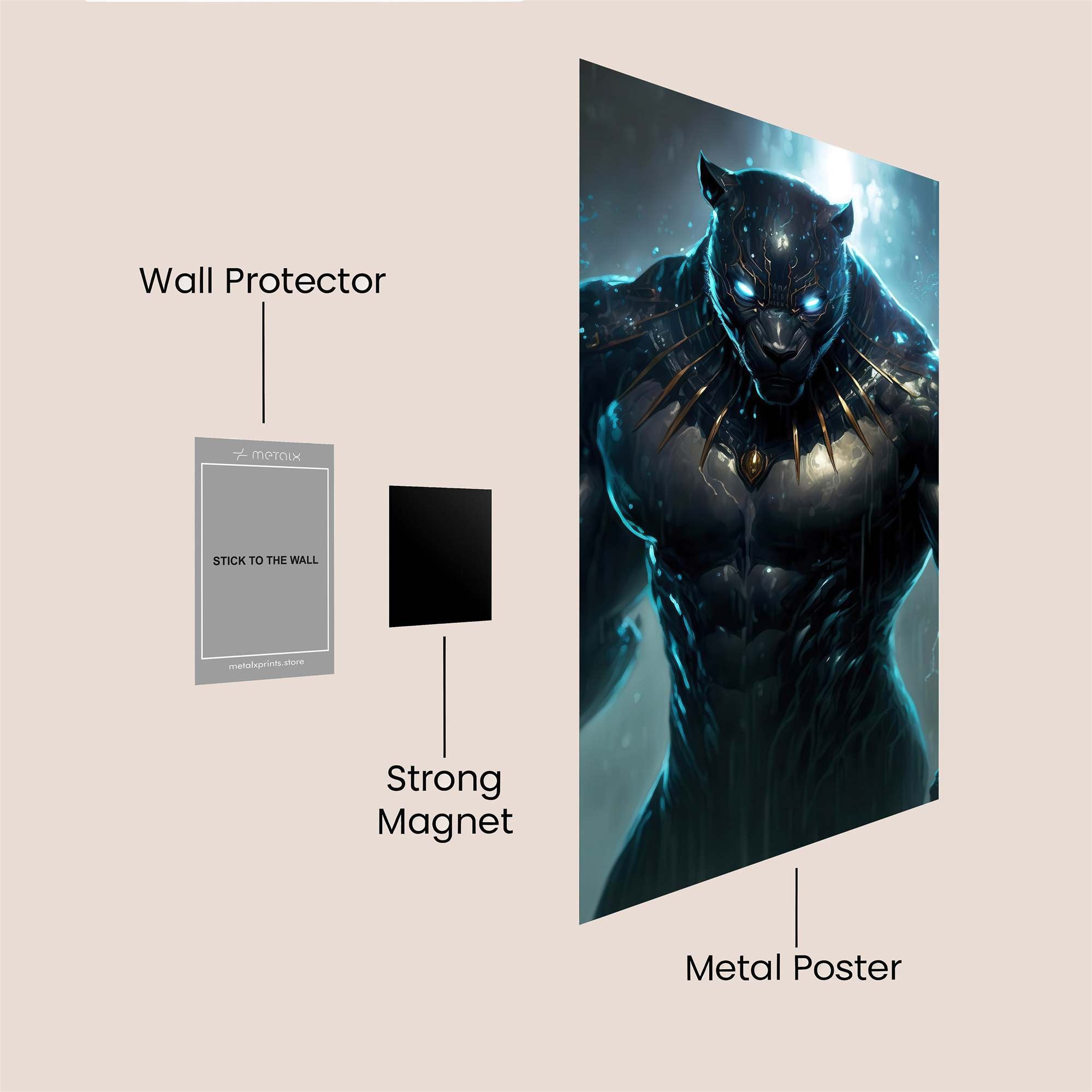 Panther Majesty Safe Wall Magnetic / M