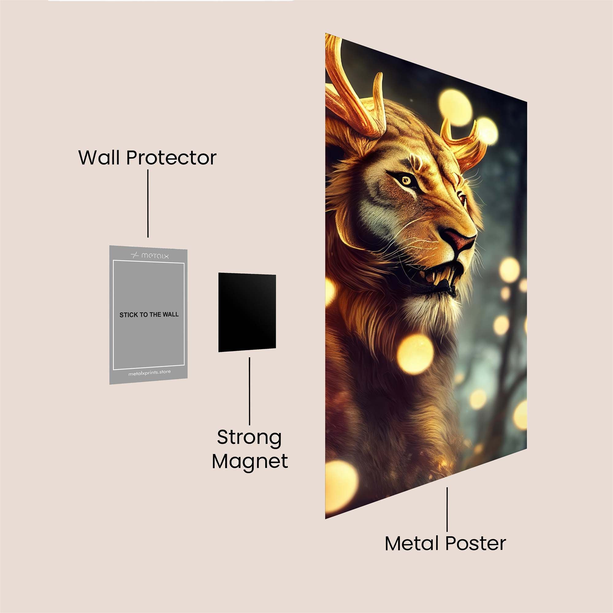 Mythical Radiance Safe Wall Magnetic / M