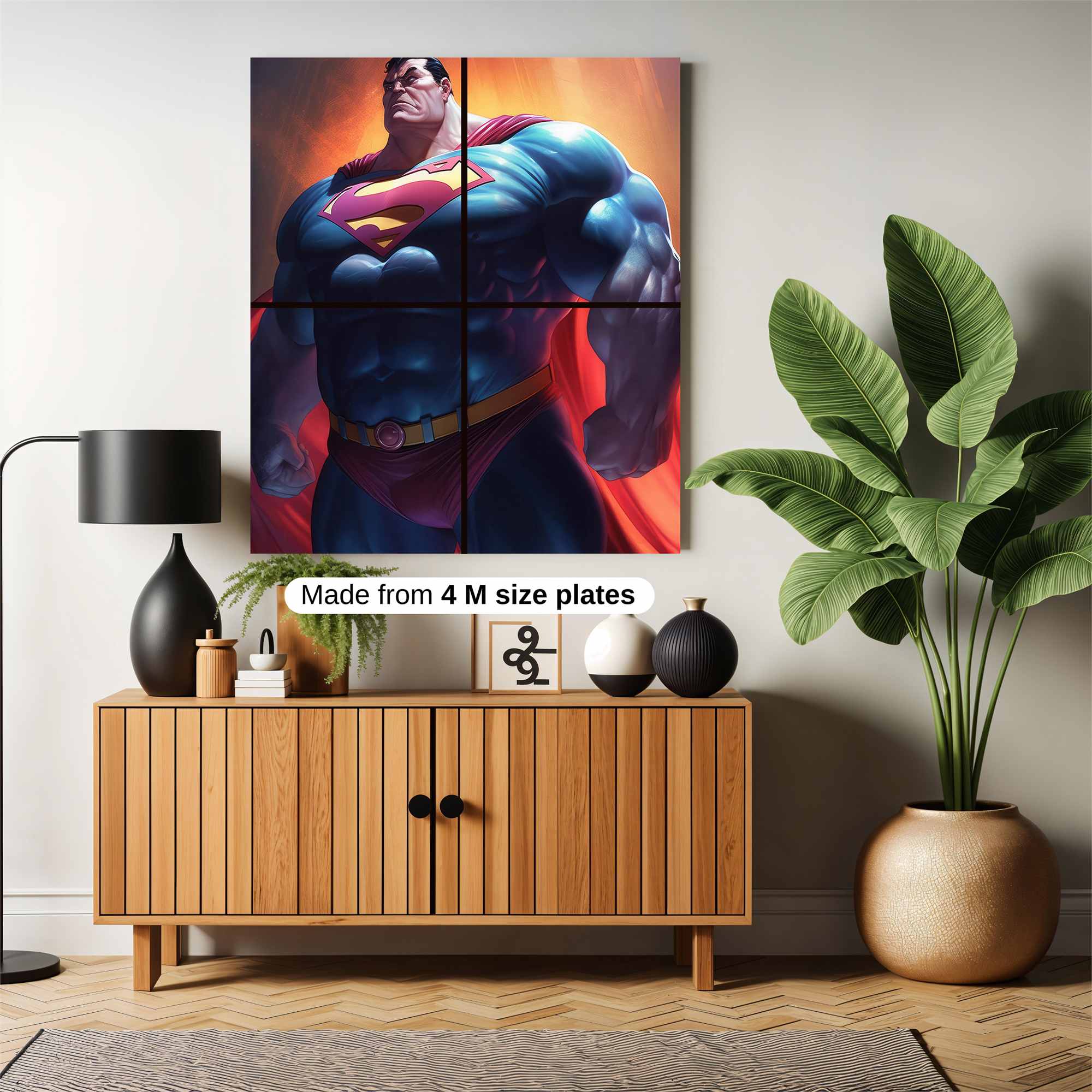 Superman Radiance Safe Wall Magnetic / M