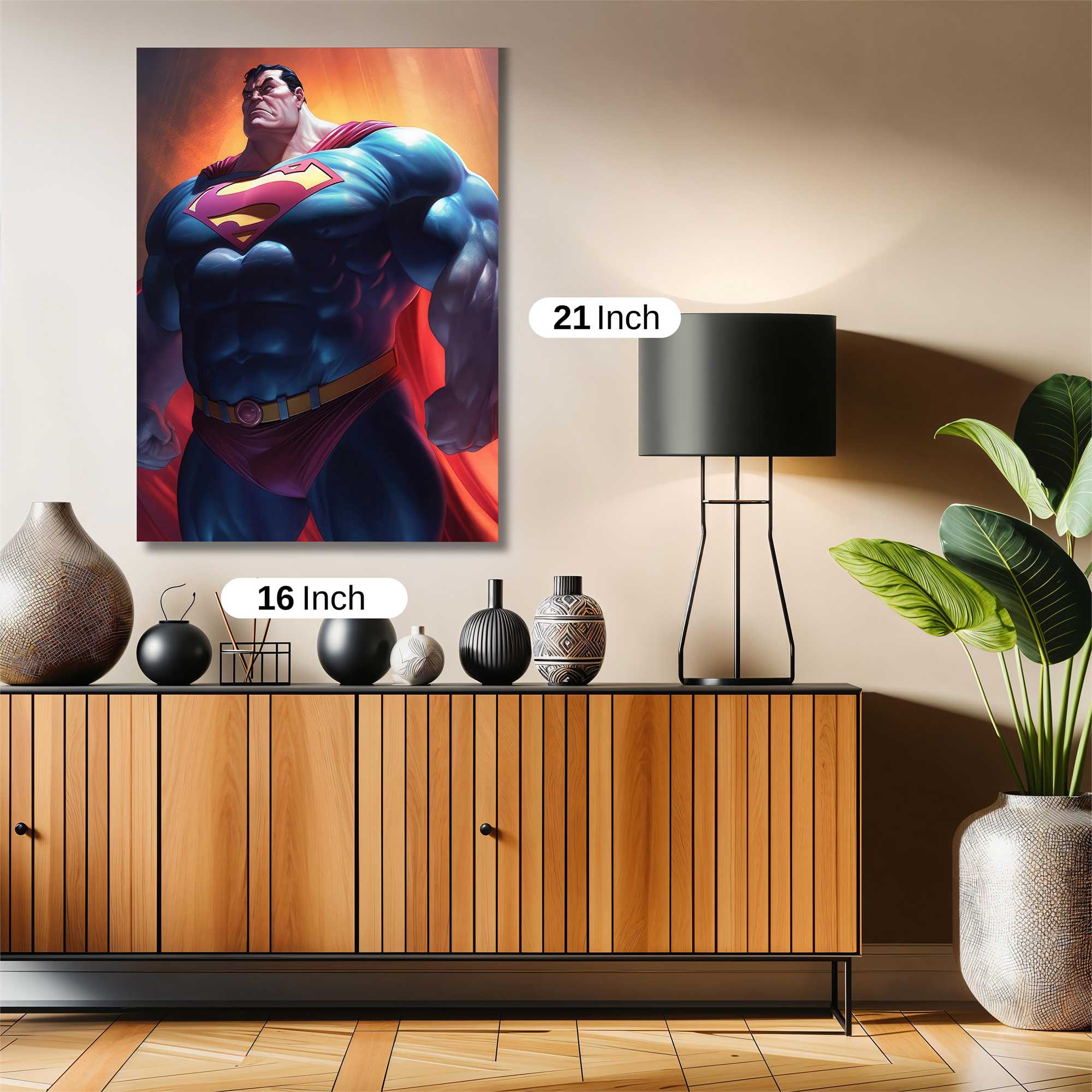 Superman Radiance Safe Wall Magnetic / M