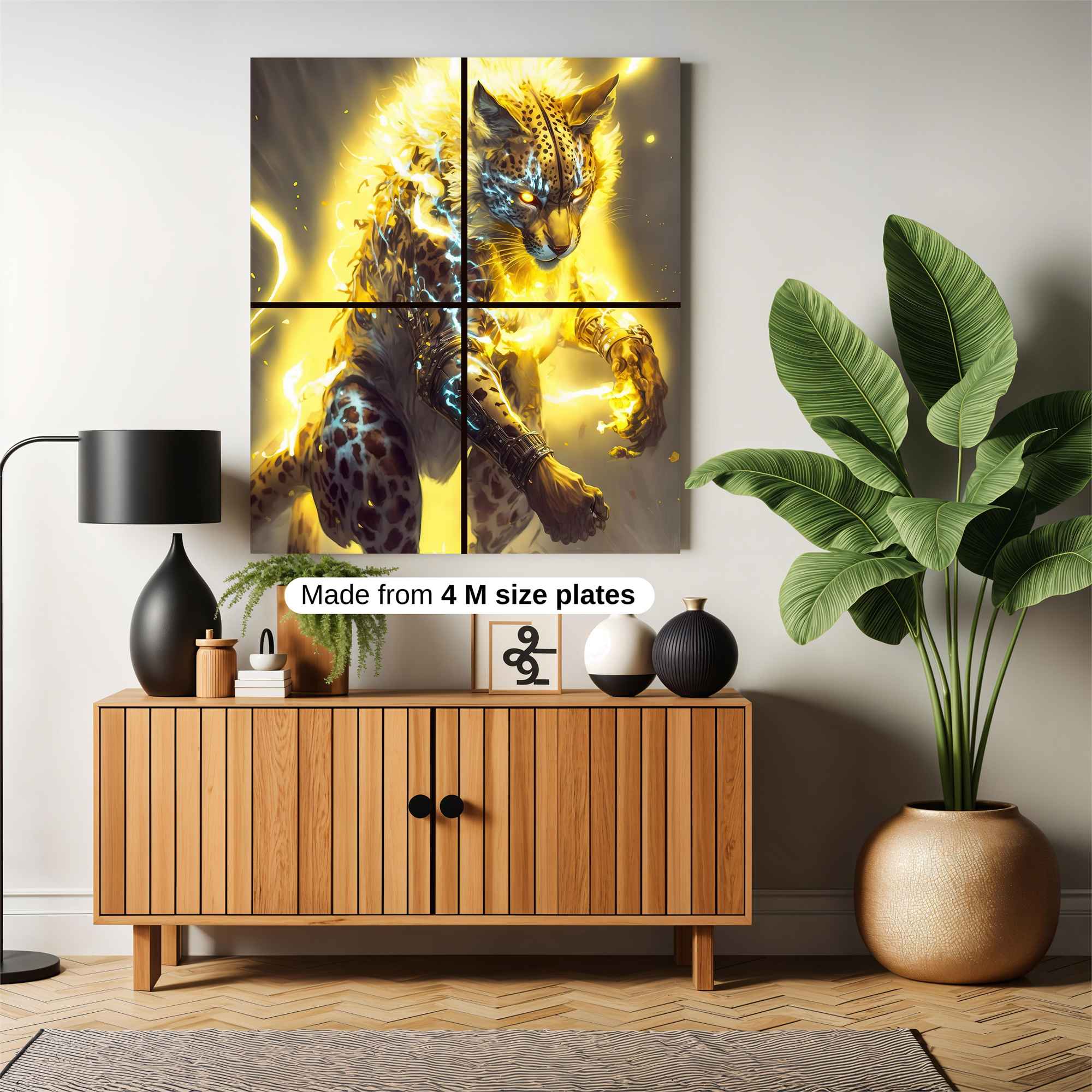 Cheetah Blaze Safe Wall Magnetic / M