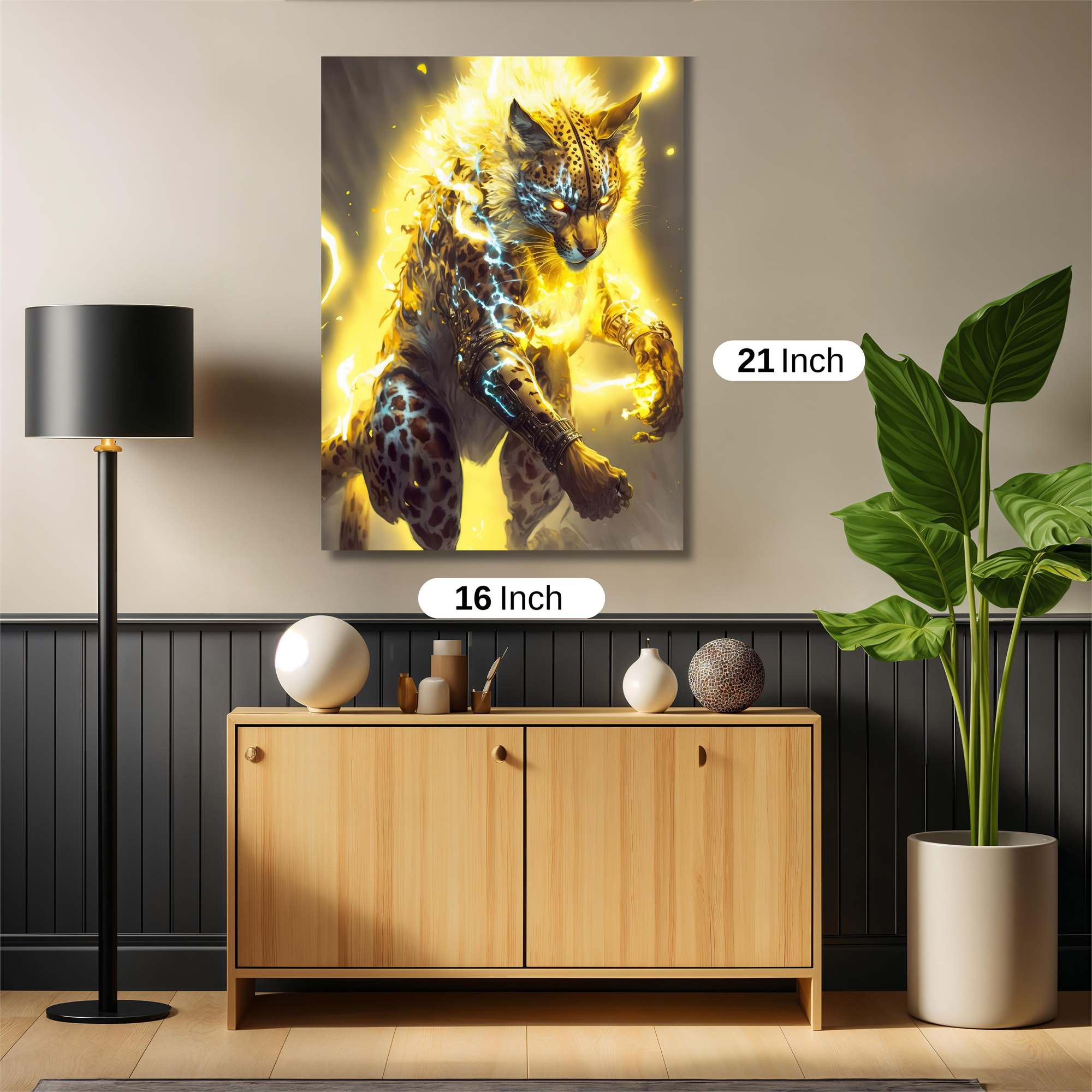 Cheetah Blaze Safe Wall Magnetic / M