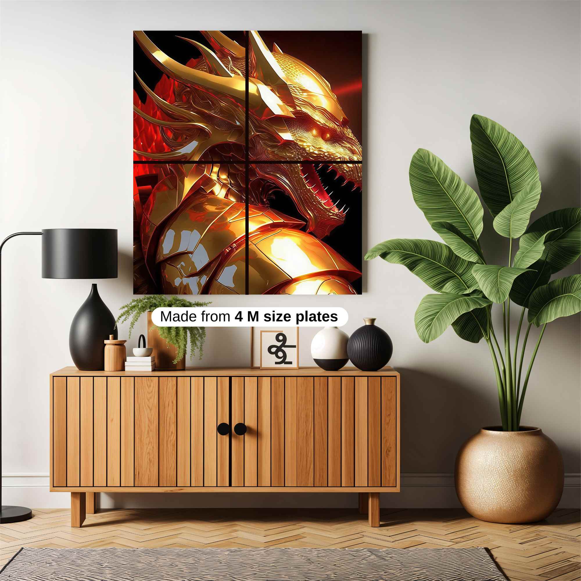 Golden Ferocity Safe Wall Magnetic / M