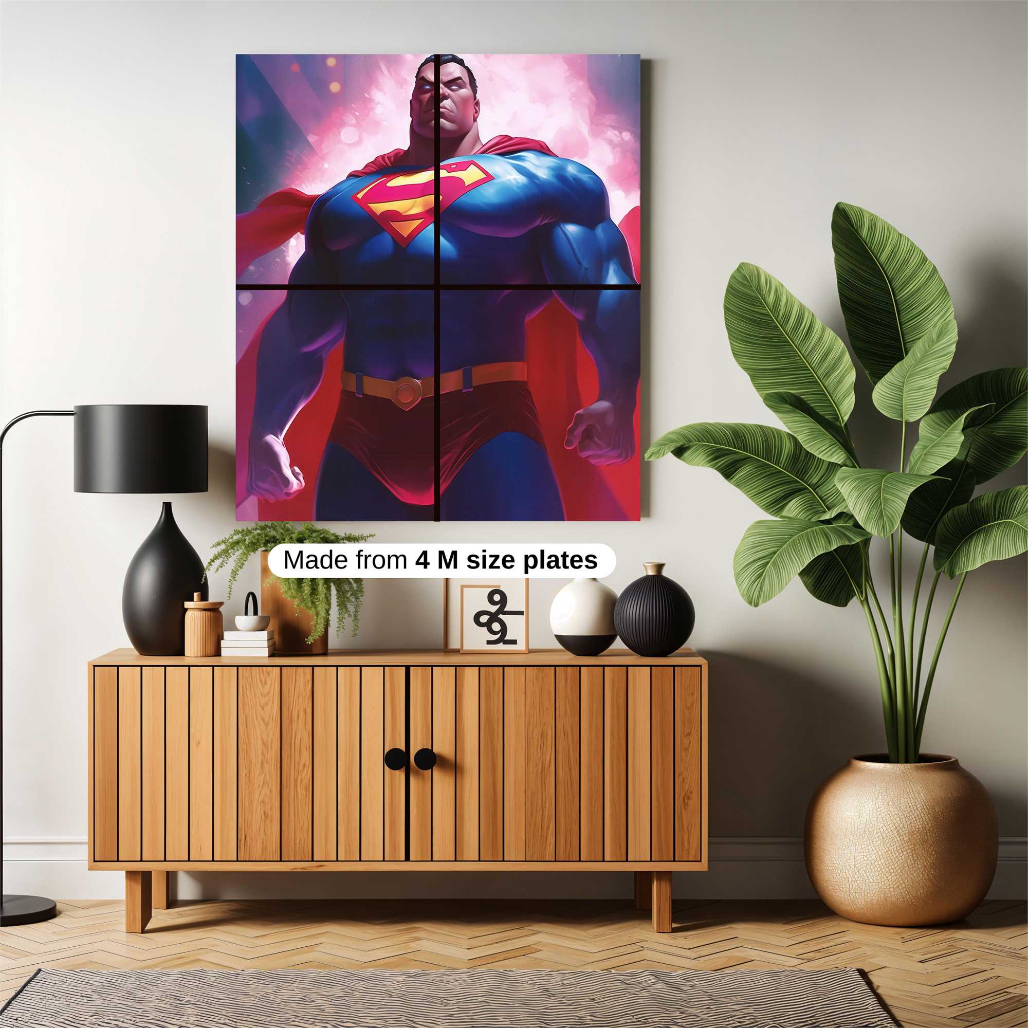 Superman Radiance Safe Wall Magnetic / M