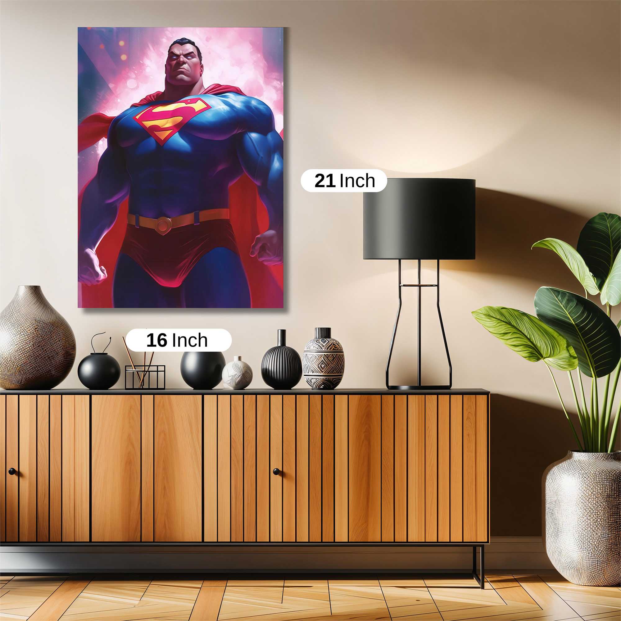 Superman Radiance Safe Wall Magnetic / M