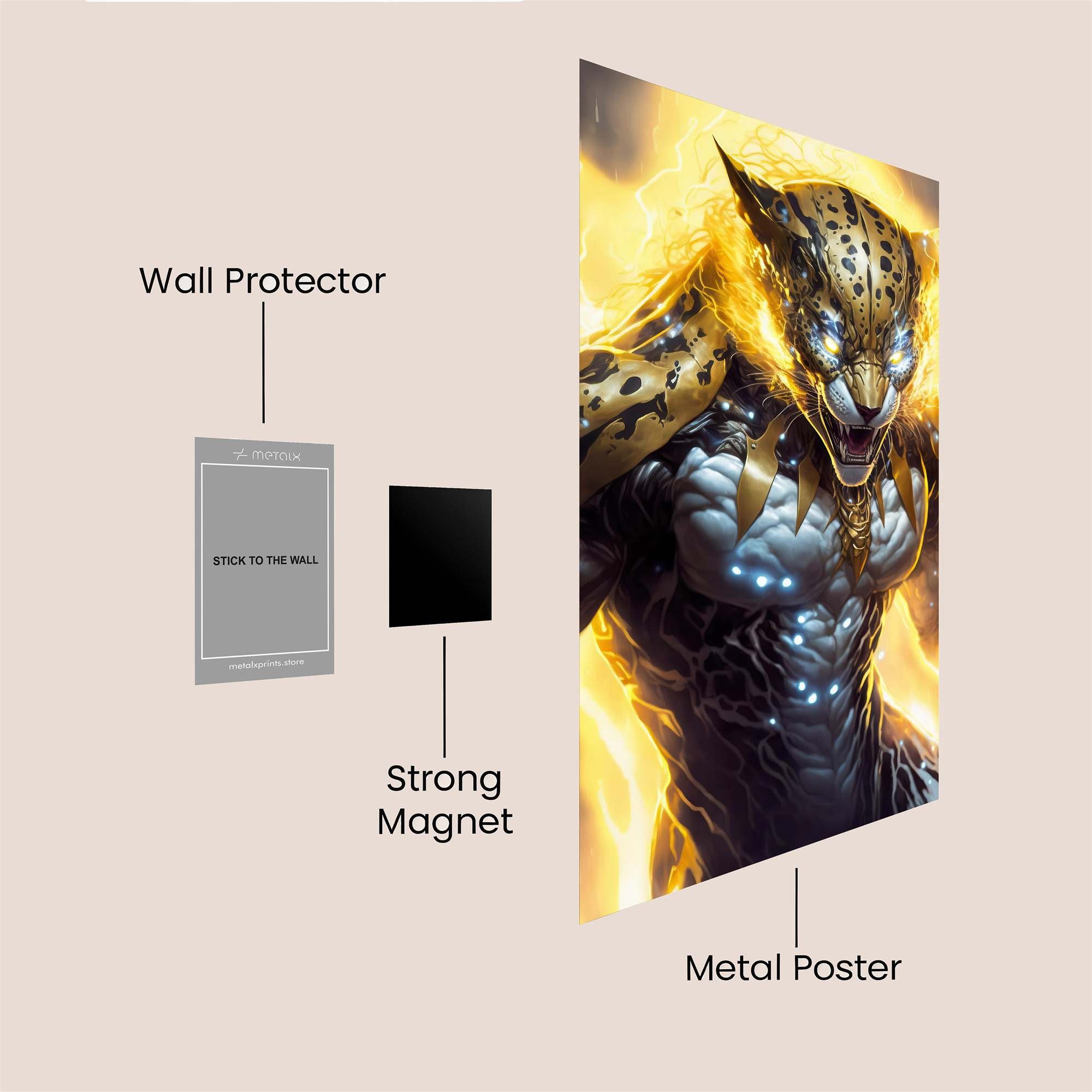 Jaguar Fury Safe Wall Magnetic / M