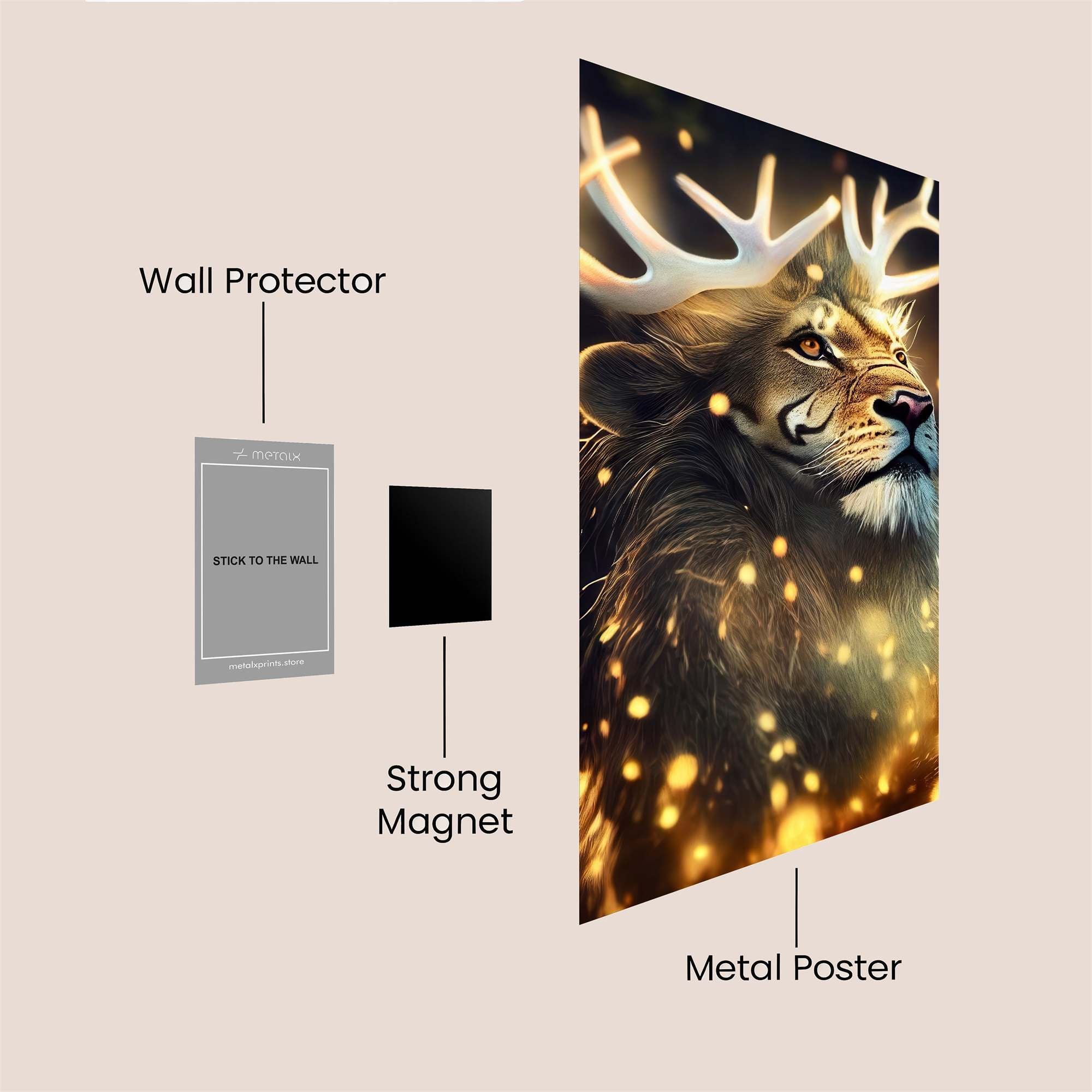 Majestic Illumination Safe Wall Magnetic / M