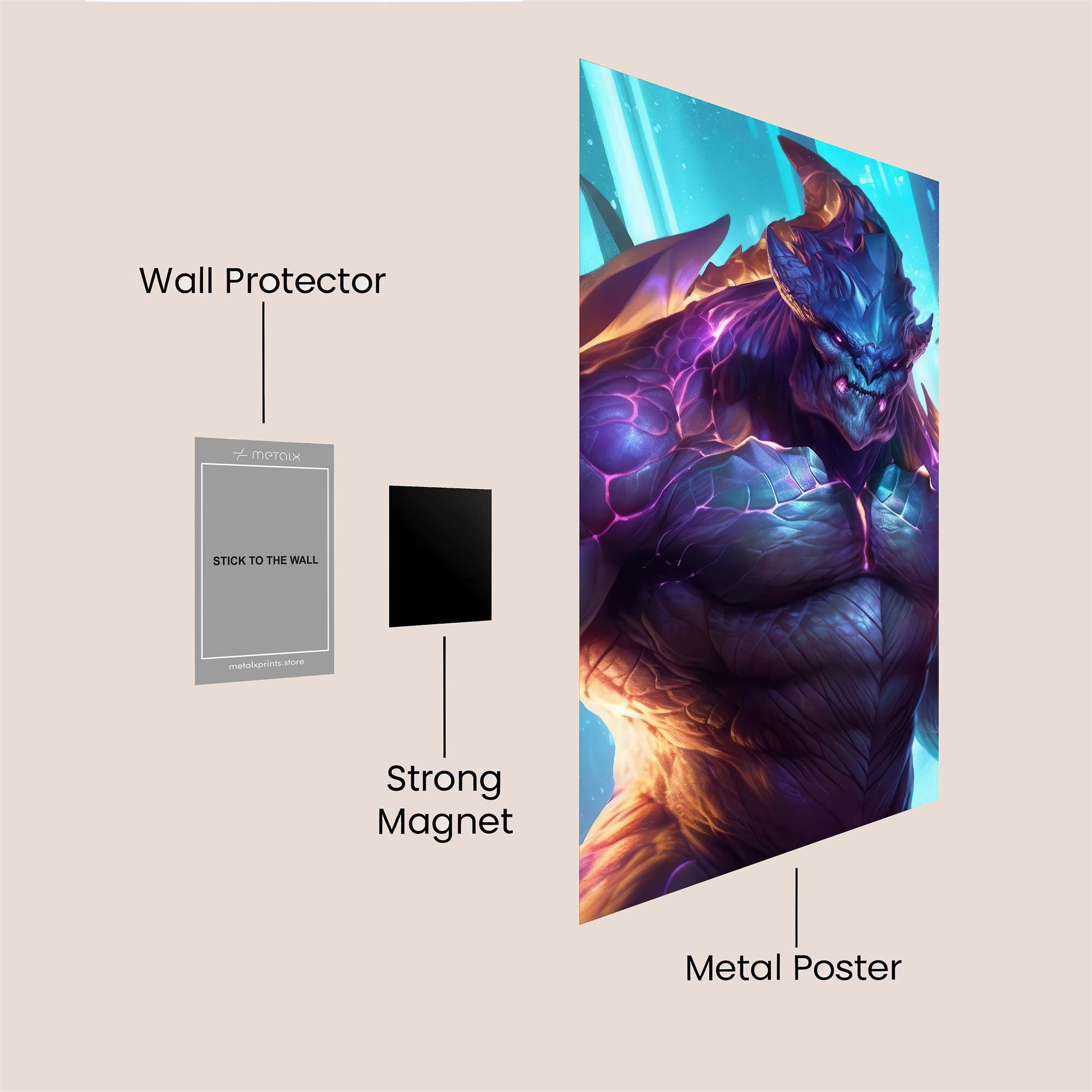 Luminous Beast Safe Wall Magnetic / M