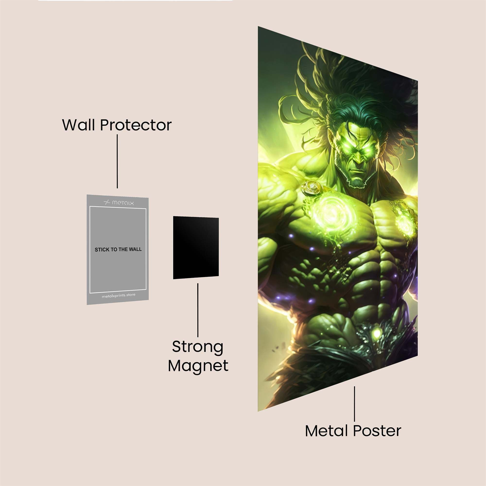 Hulk Radiance Safe Wall Magnetic / M