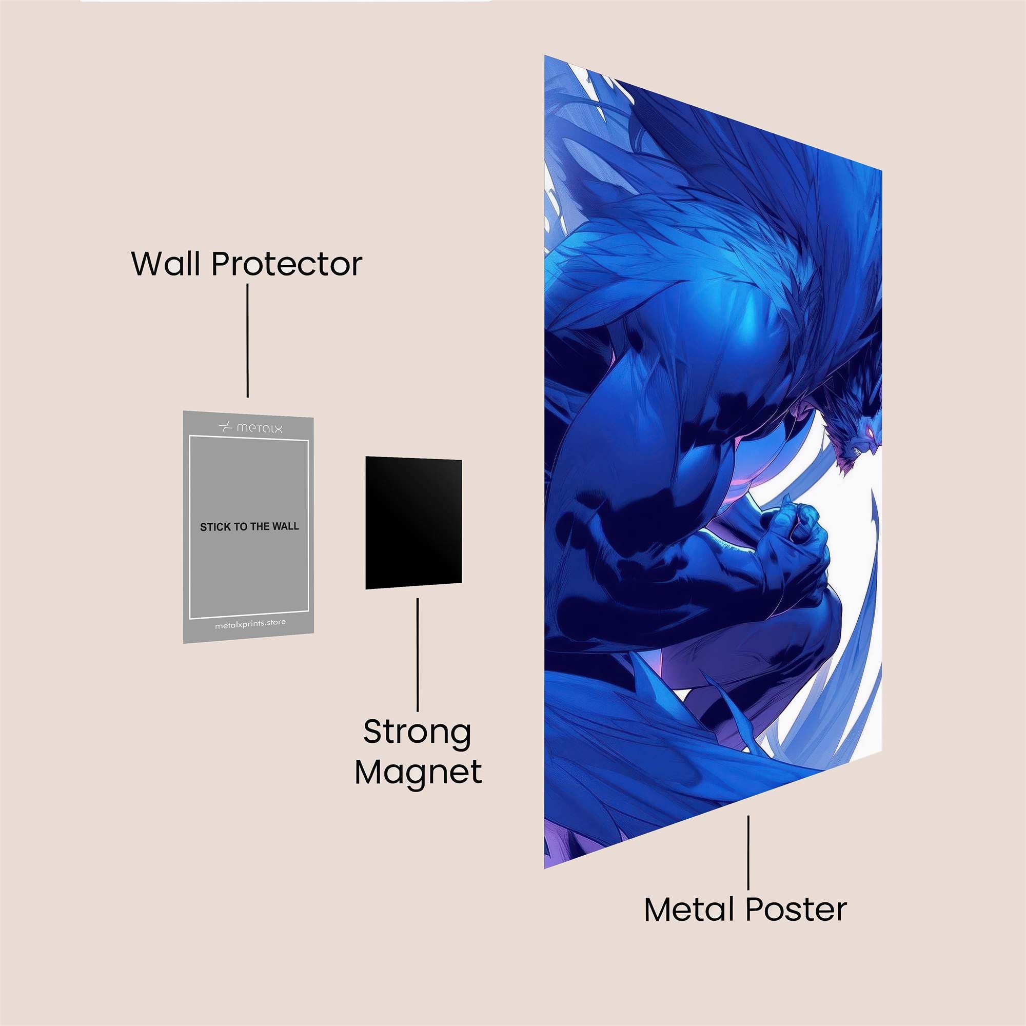 Beast Elegance Safe Wall Magnetic / M