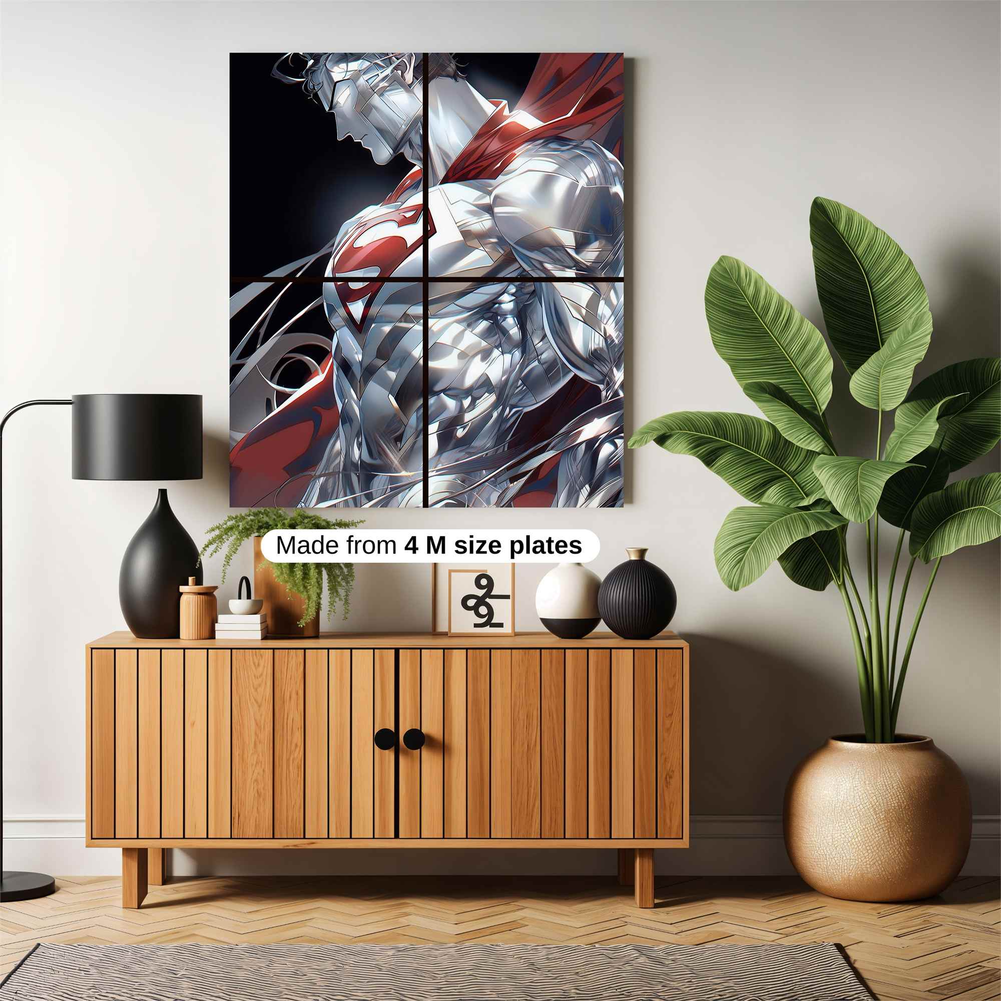 Superman Luminous Safe Wall Magnetic / M