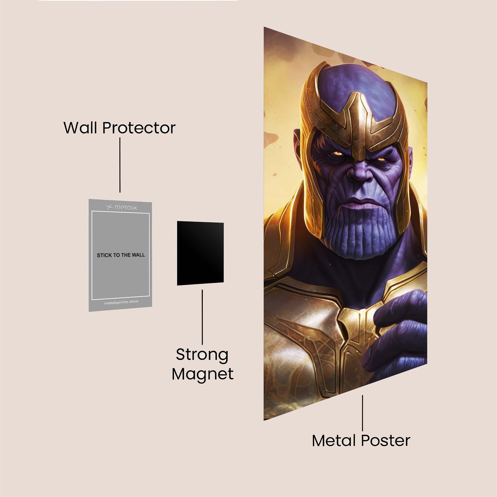 Thanos Domination Safe Wall Magnetic / M