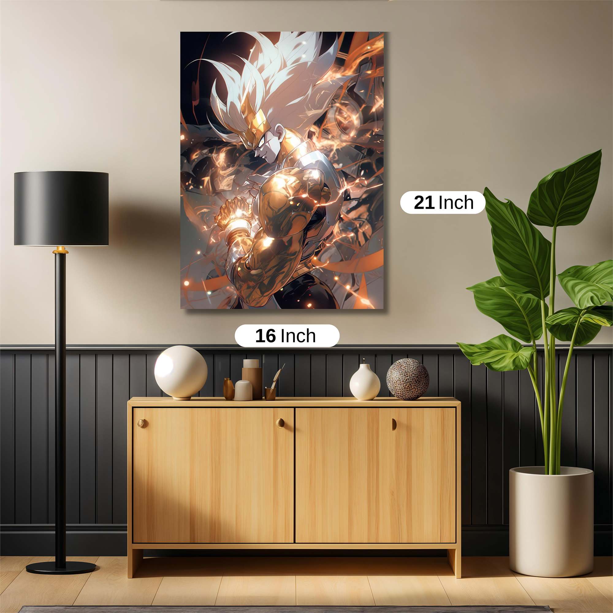 Saiyan Ascension Safe Wall Magnetic / M