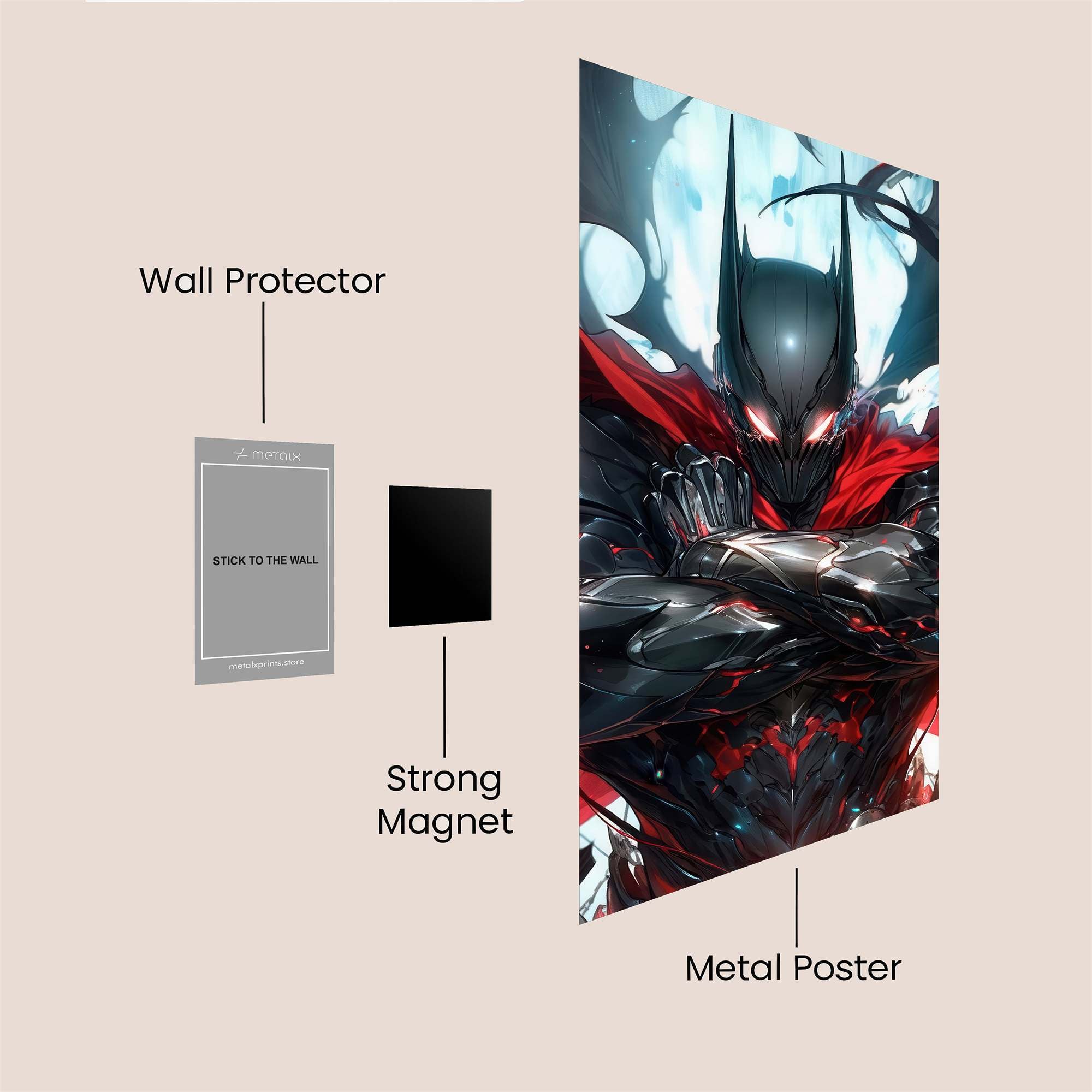 Shadow Vengeance Safe Wall Magnetic / M