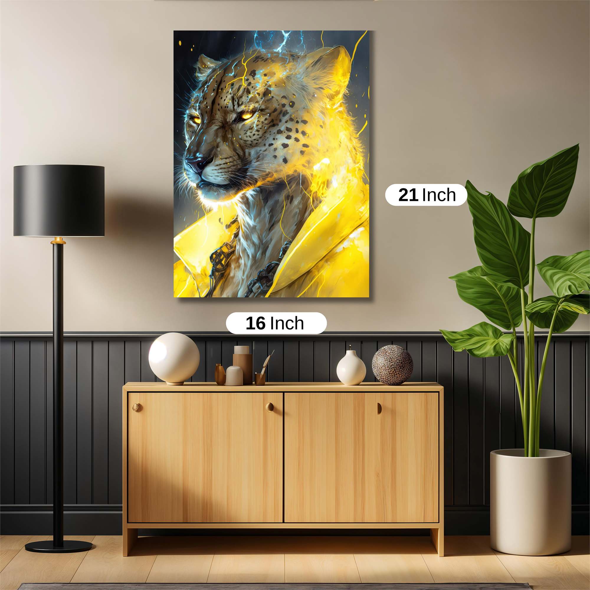 Lightning Feline Safe Wall Magnetic / M