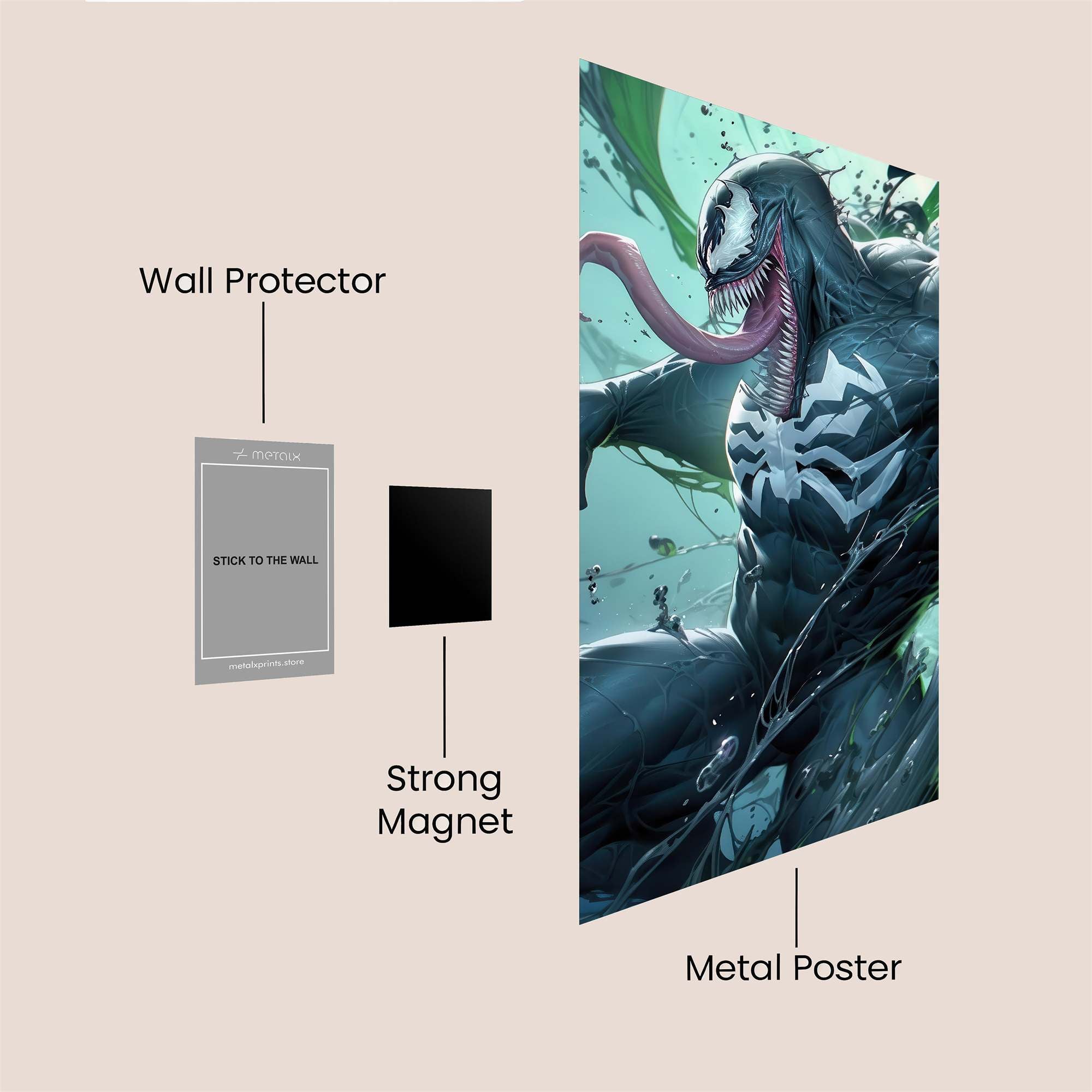 Venom Vortex Safe Wall Magnetic / M